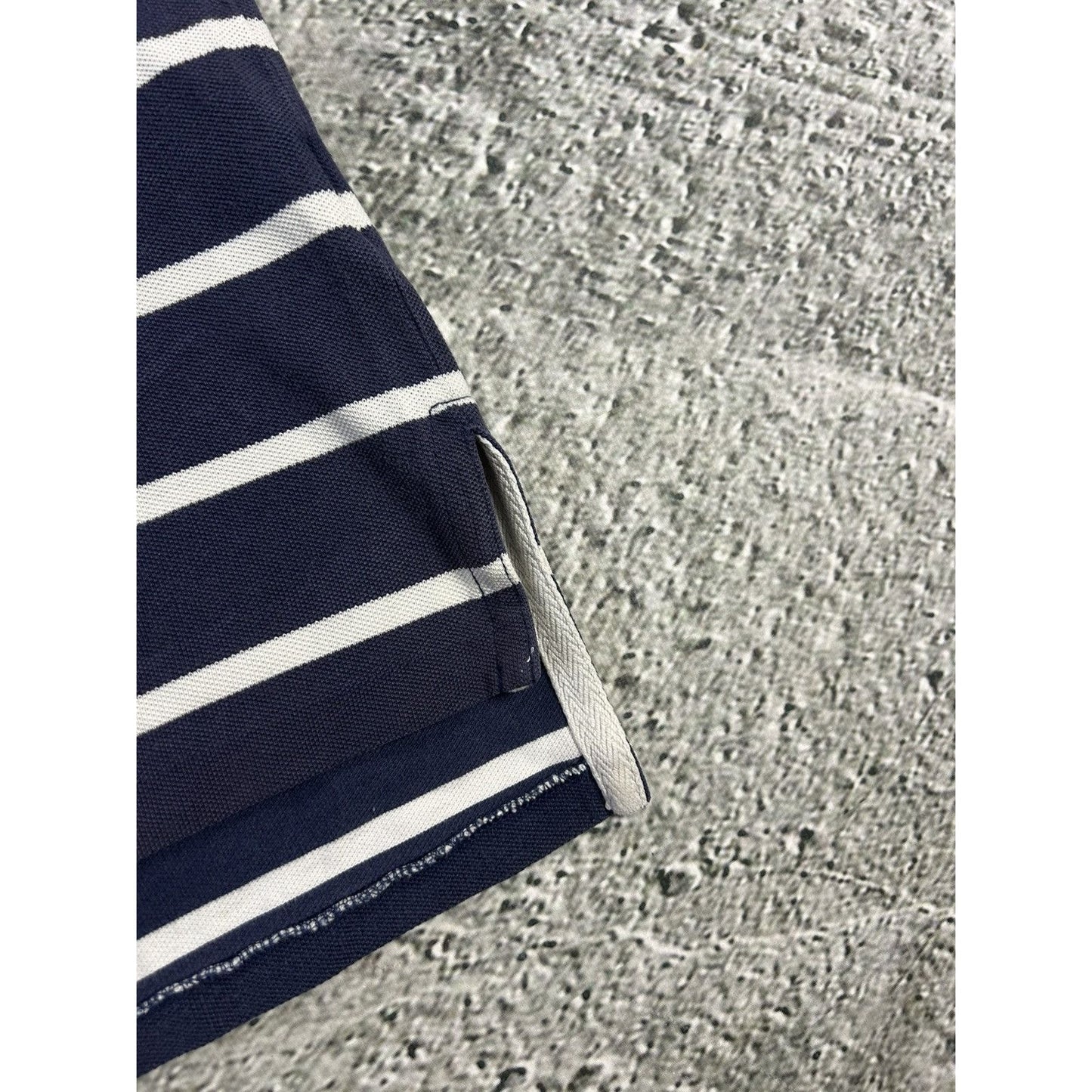 Polo Ralph Lauren striped polo shirt navy white small pony