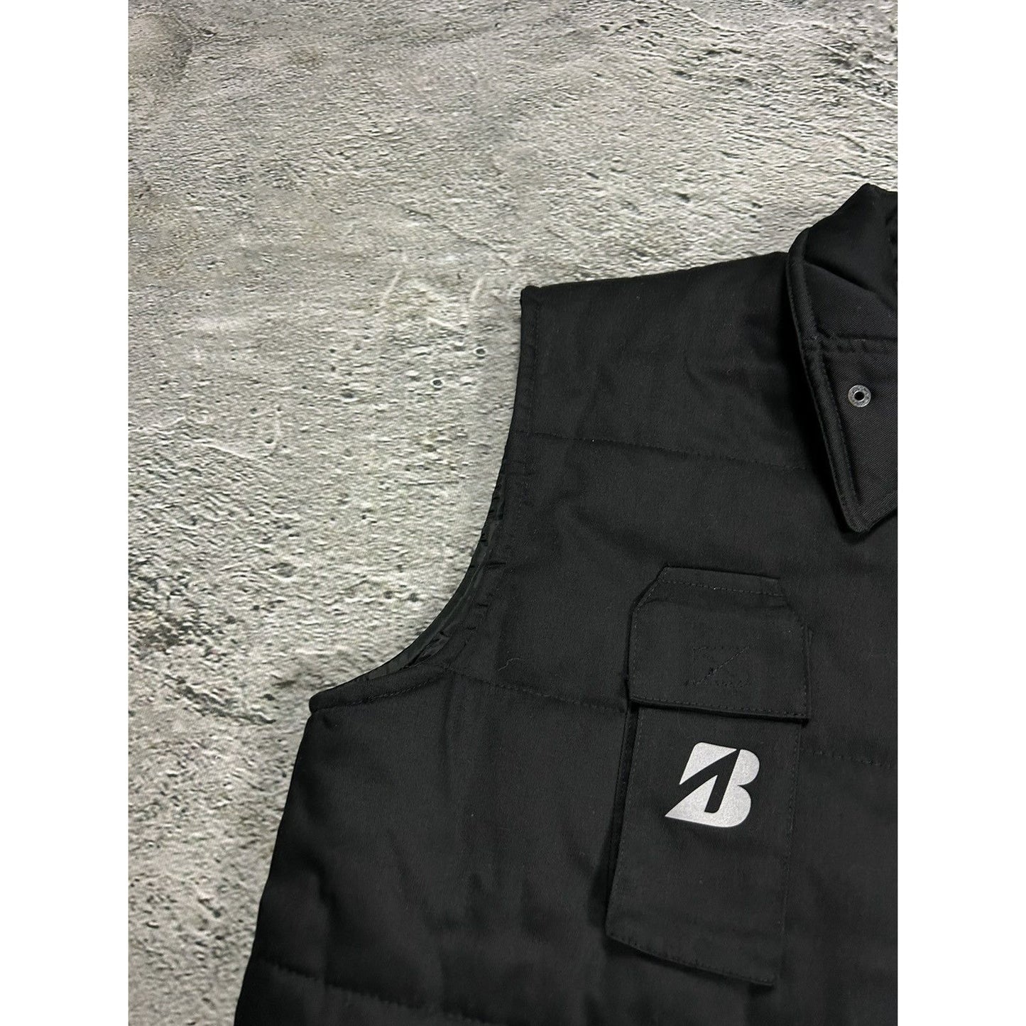 Bridgestone Multipocket vest black vintage reflective