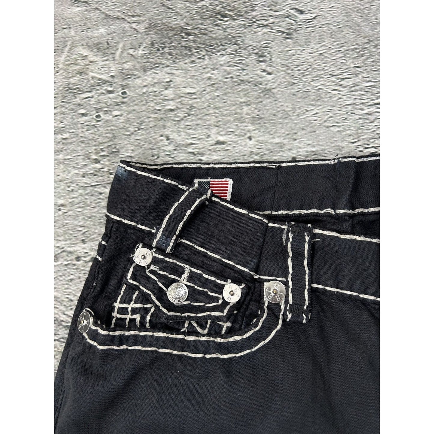 True Religion vintage black jeans denim pants Y2K Ricky