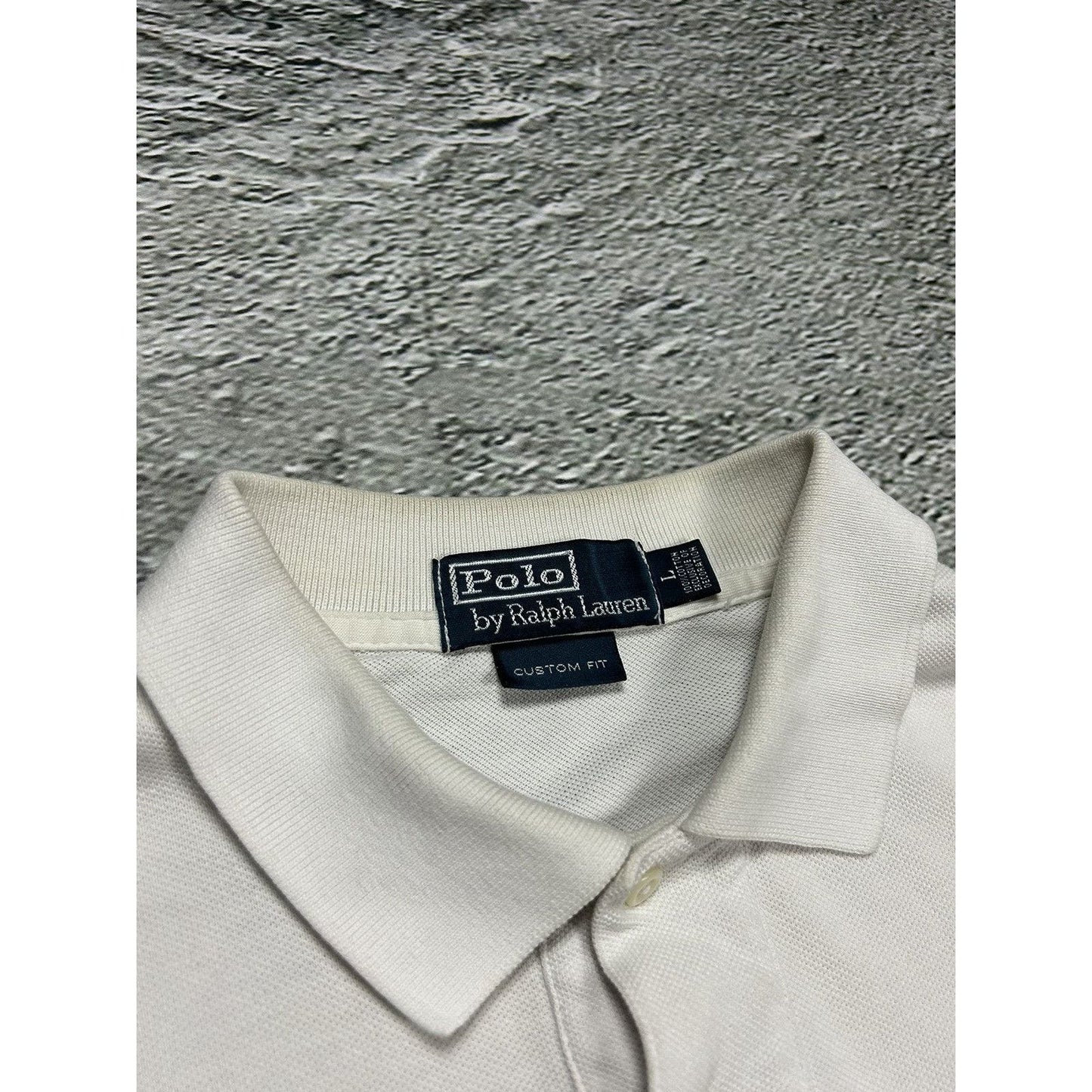 Polo Ralph Lauren vintage longsleeve rugby white big pony