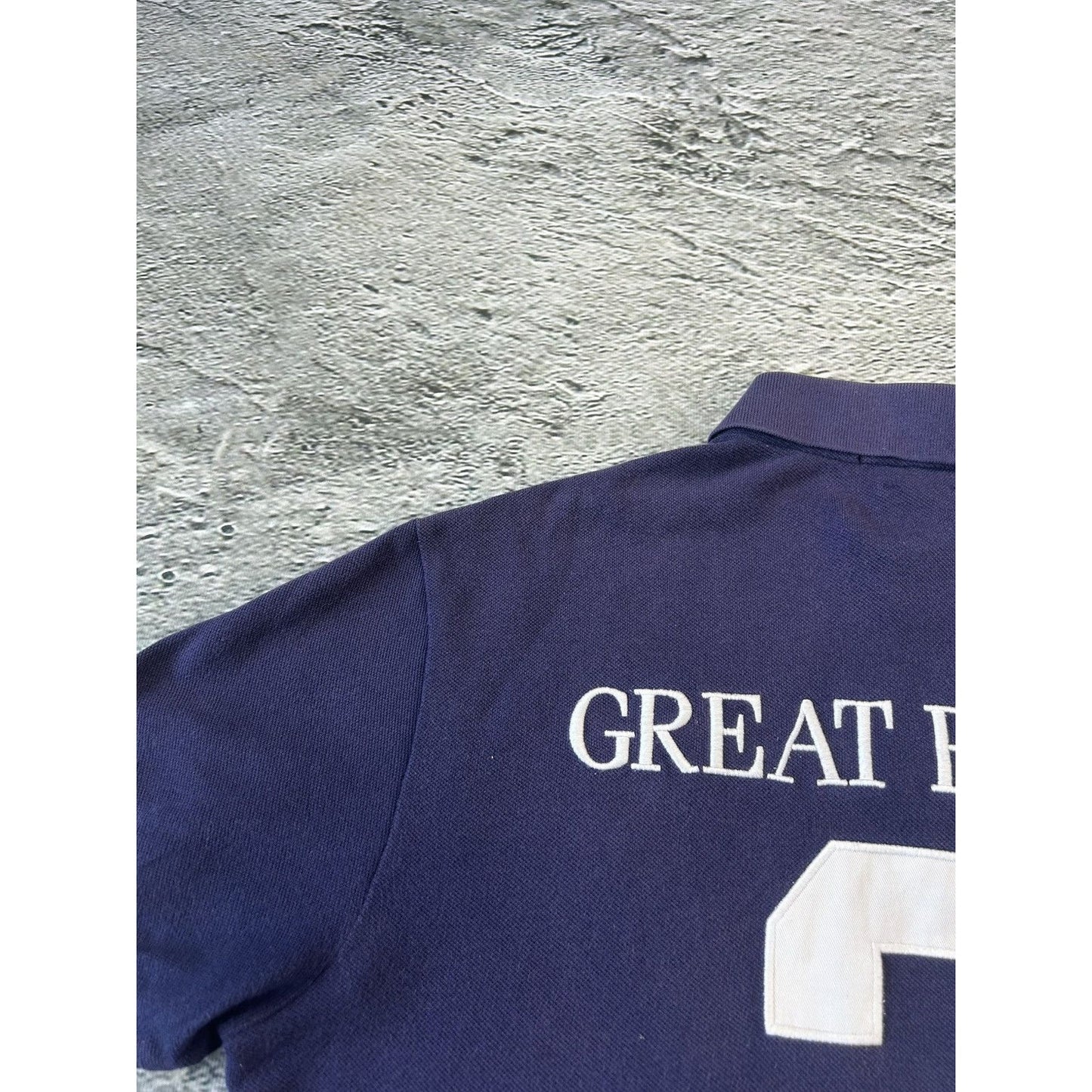 Chief Keef Polo Ralph Lauren Great Britain vintage navy red