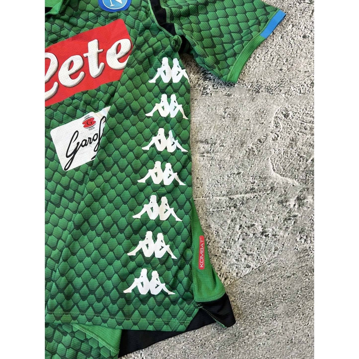 Napoli Kappa Jersey Goalkeeper green snake rare 2018 19