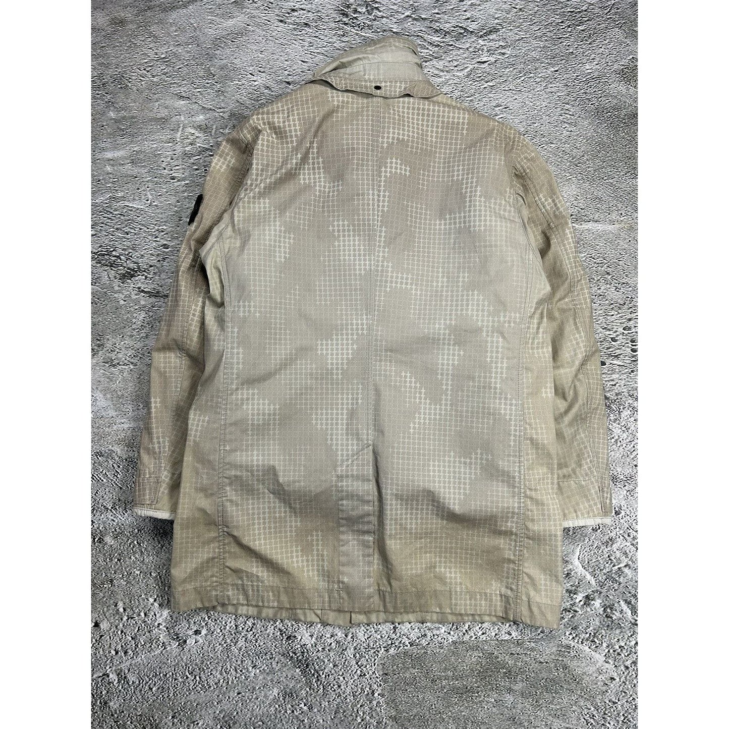 Stone Island Ice Jacket SI Check Grid Camo A/W 2017