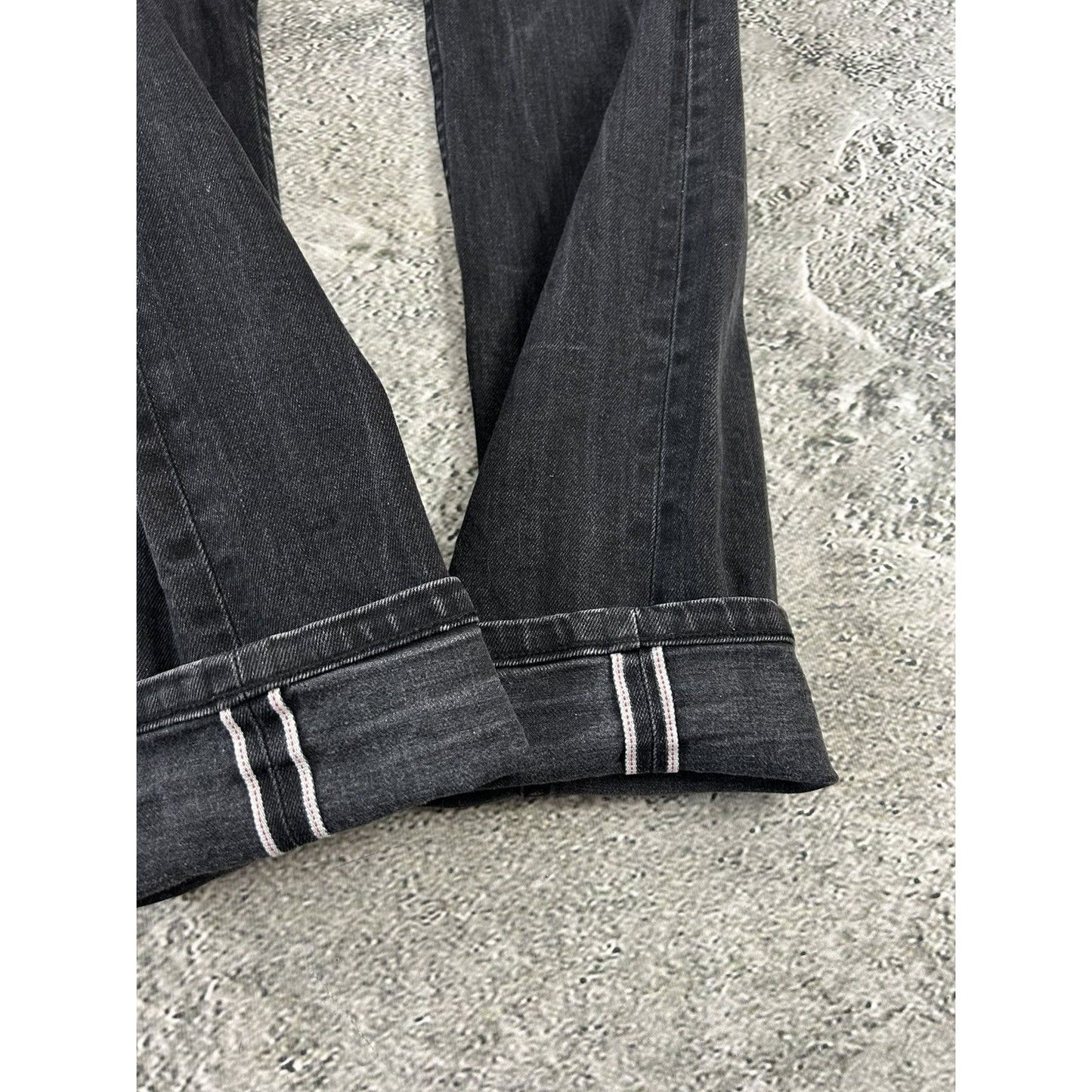 Han Kjobenhavn Black Selvedge Selvage Denim Pants Lean Fit