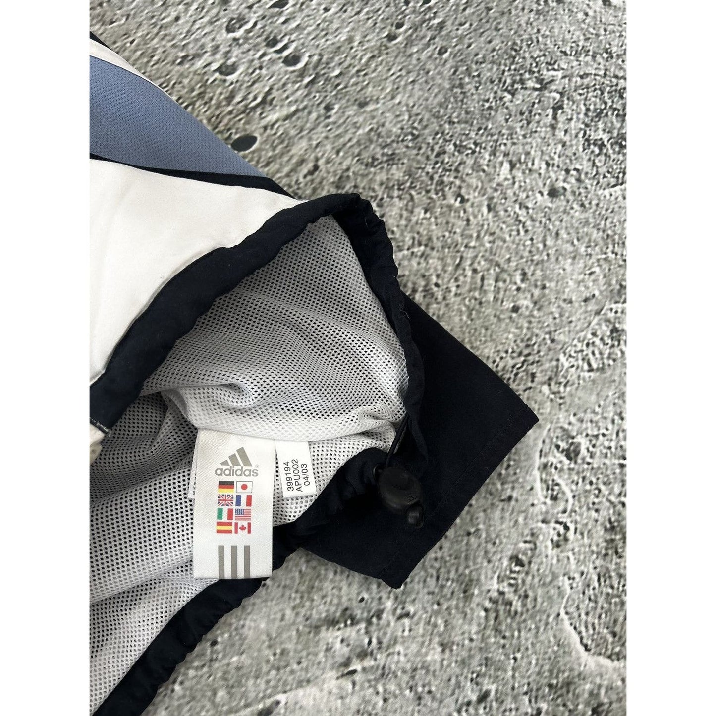 Olympique Marseille Adidas track suit vintage nylon set