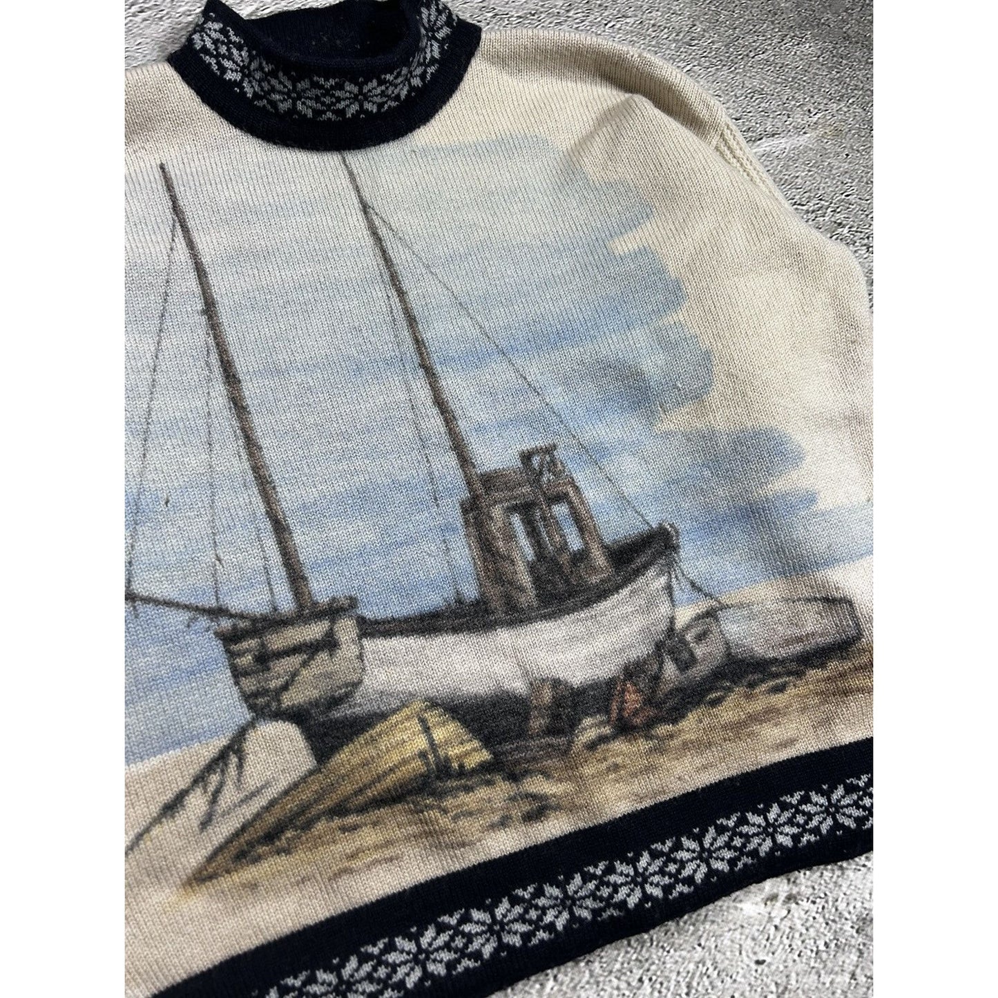 Sportmax sweater vintage graphic boat Max Mara