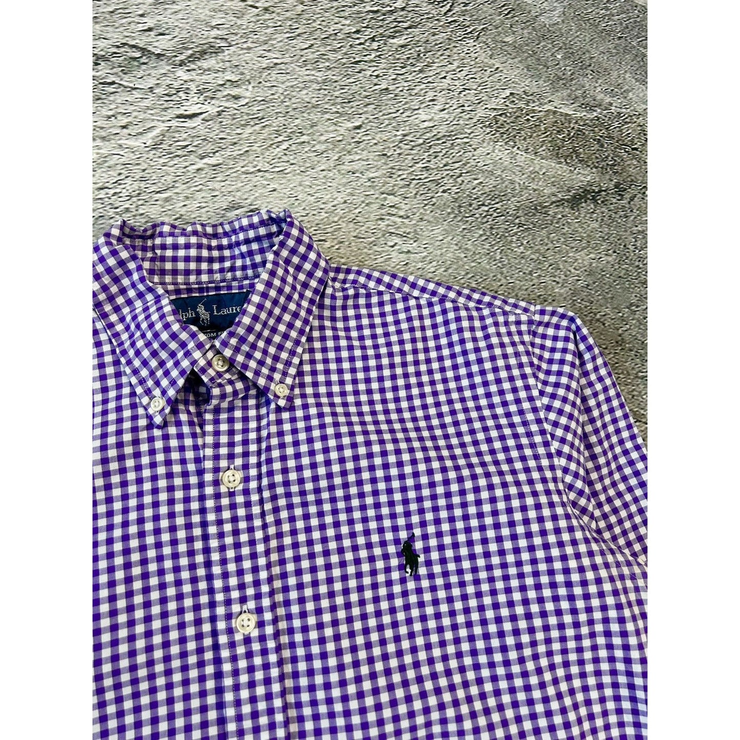 Polo Ralph Lauren shirt button up longsleeve blue striped