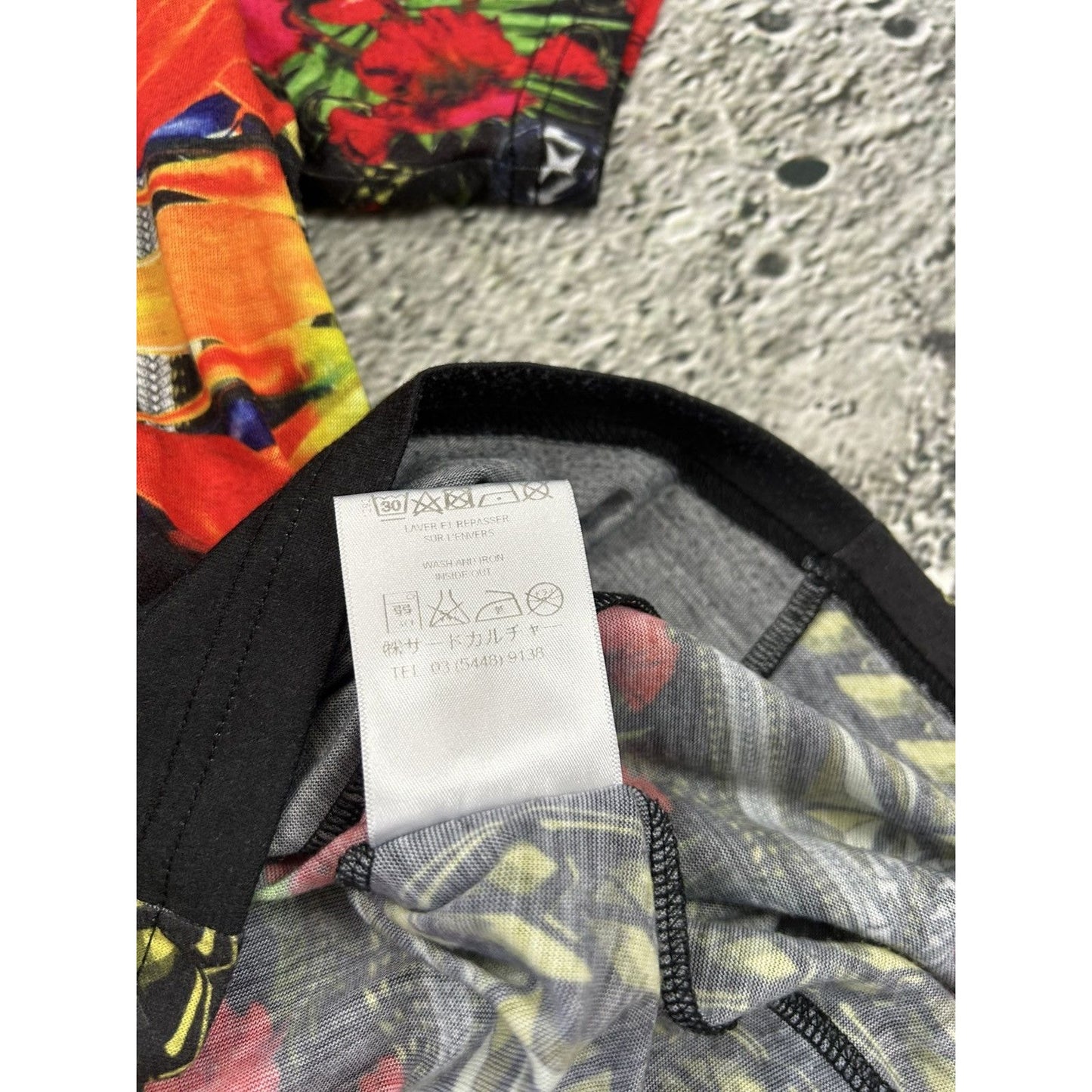 Givenchy Madonna and Iris SS13 t-shirt black tee fullprint