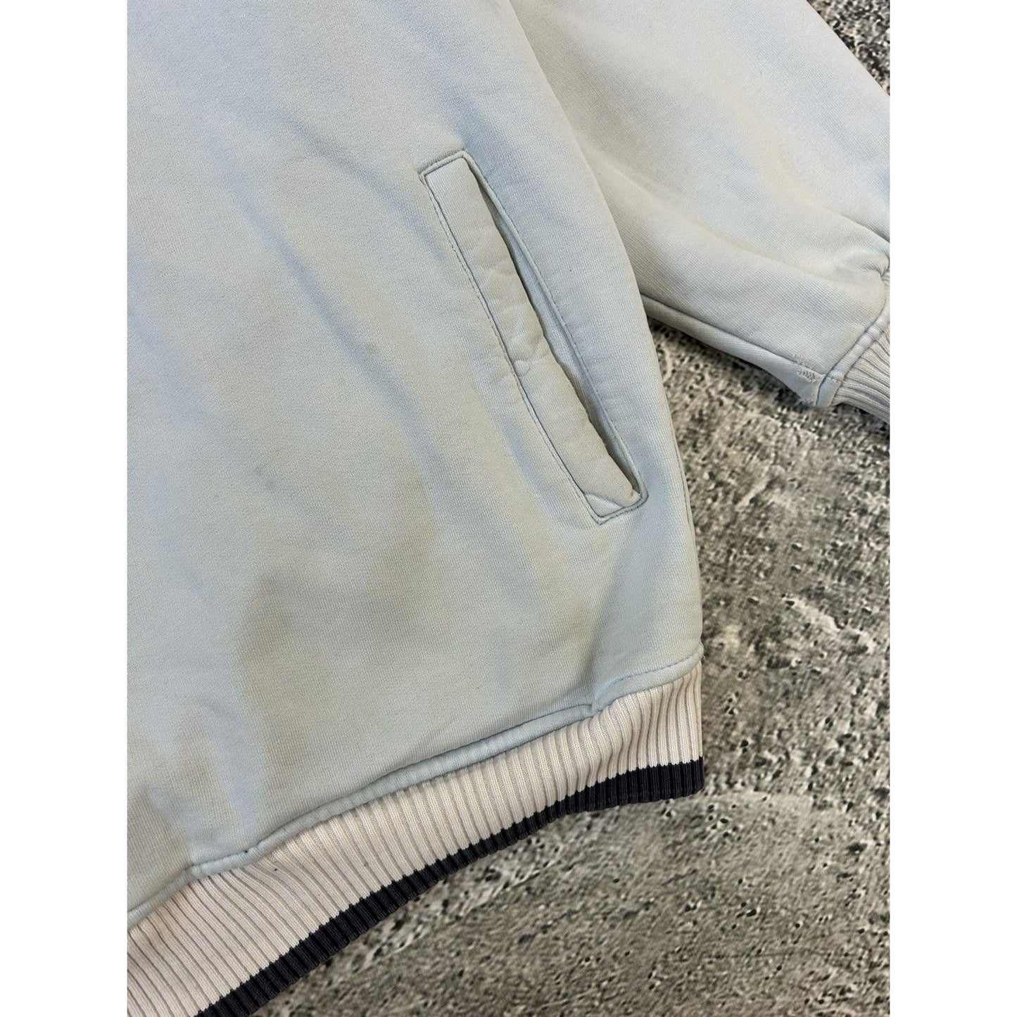 Southpole vintage zip hoodie baby blue big logo Y2K