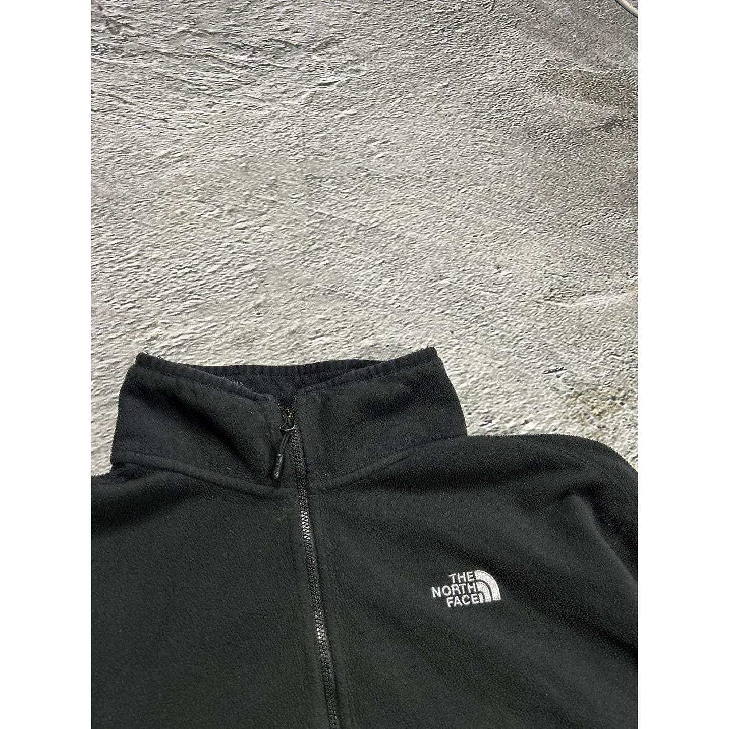 The North Face fleece halfzip black vintage gorpcore