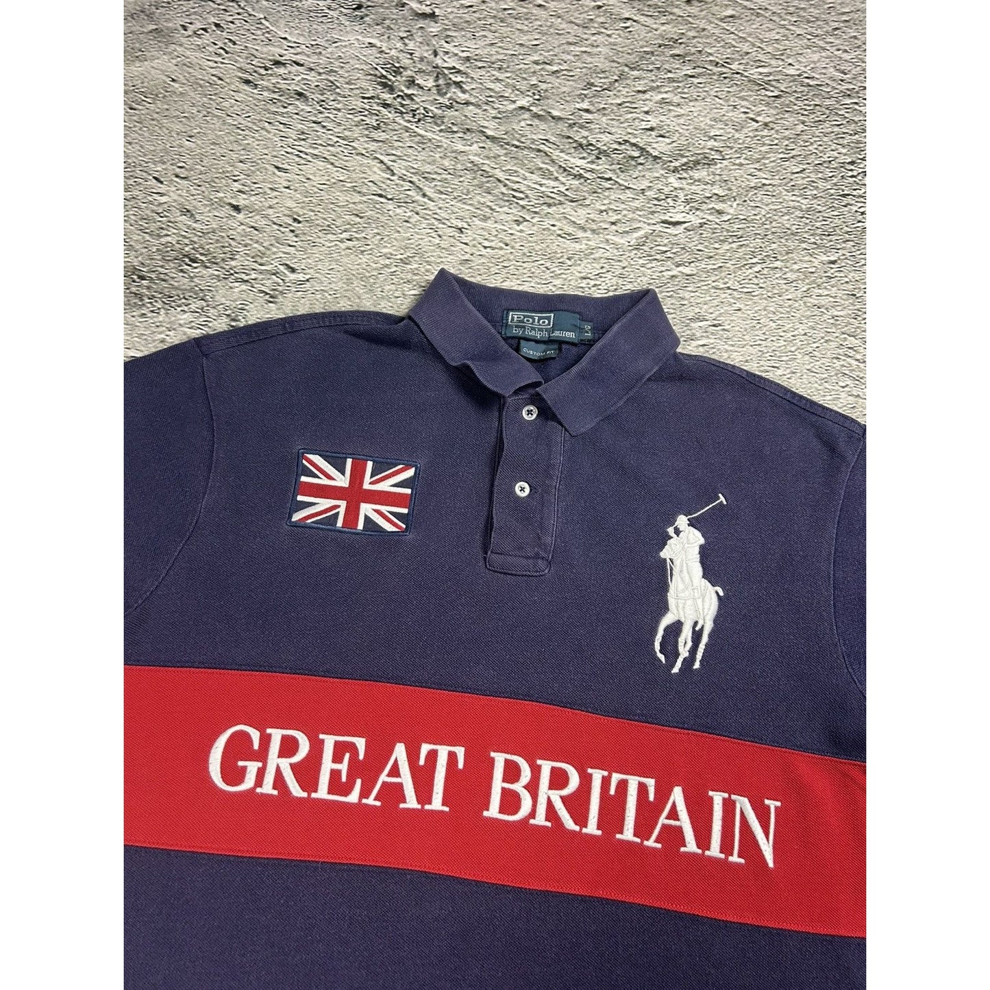 Chief Keef Polo Ralph Lauren Great Britain vintage red navy