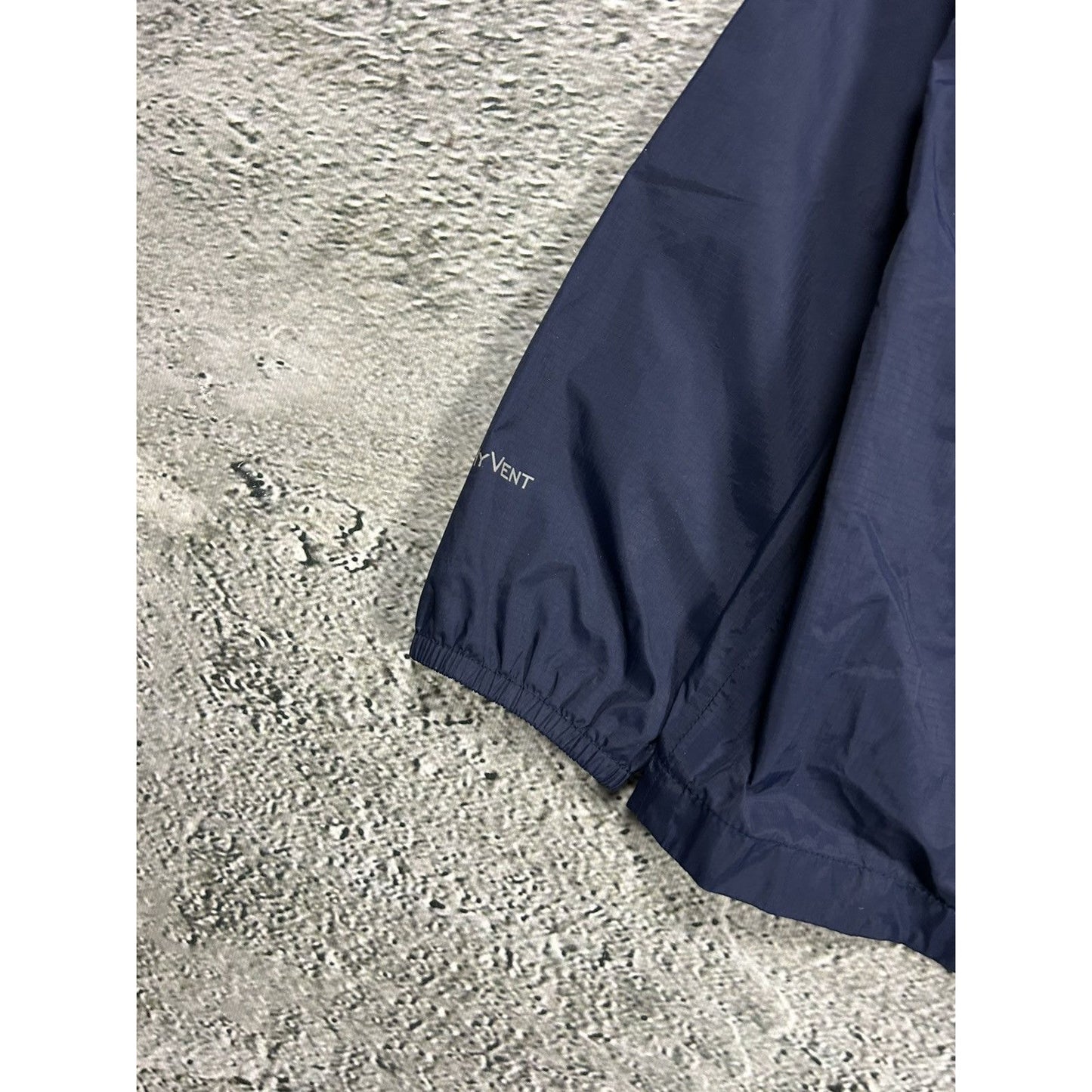 The North Face jacket HyVent navy orange vintage TNF windbreaker