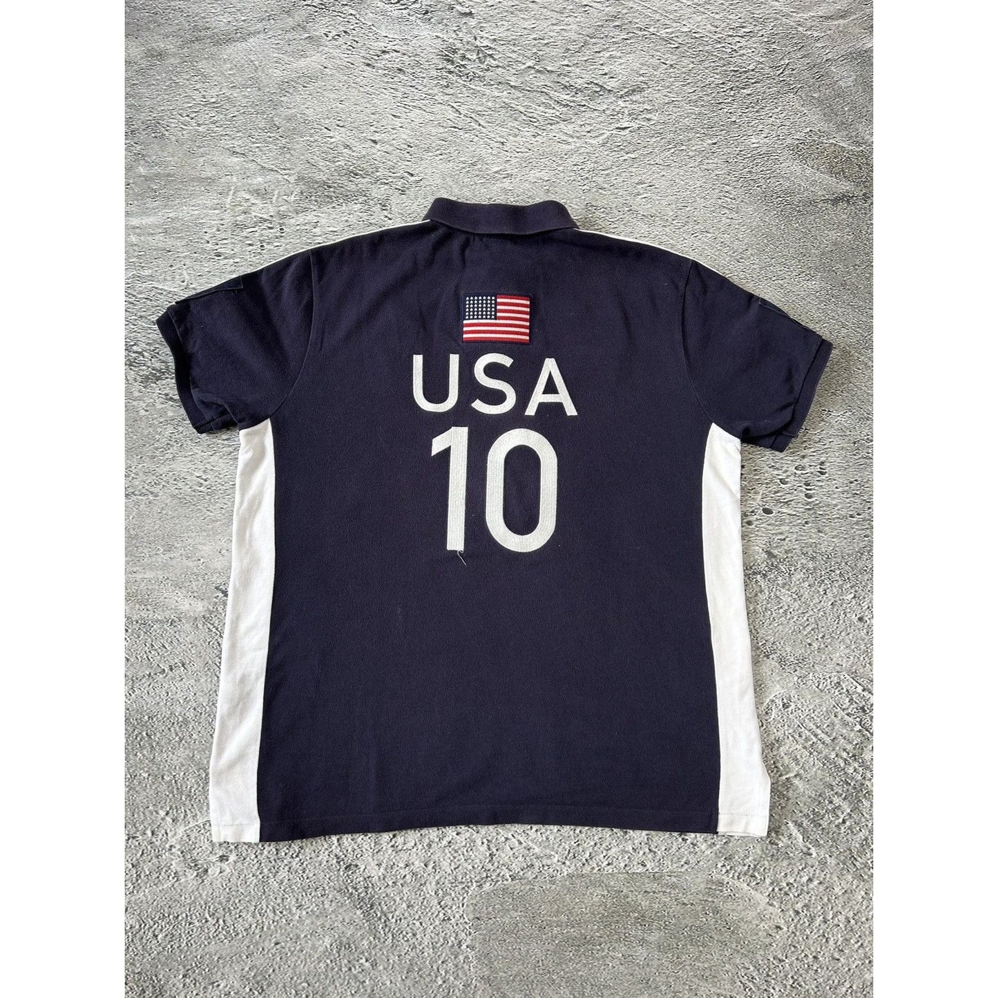 Chief Keef Polo Ralph Lauren USA vintage shirt navy blue