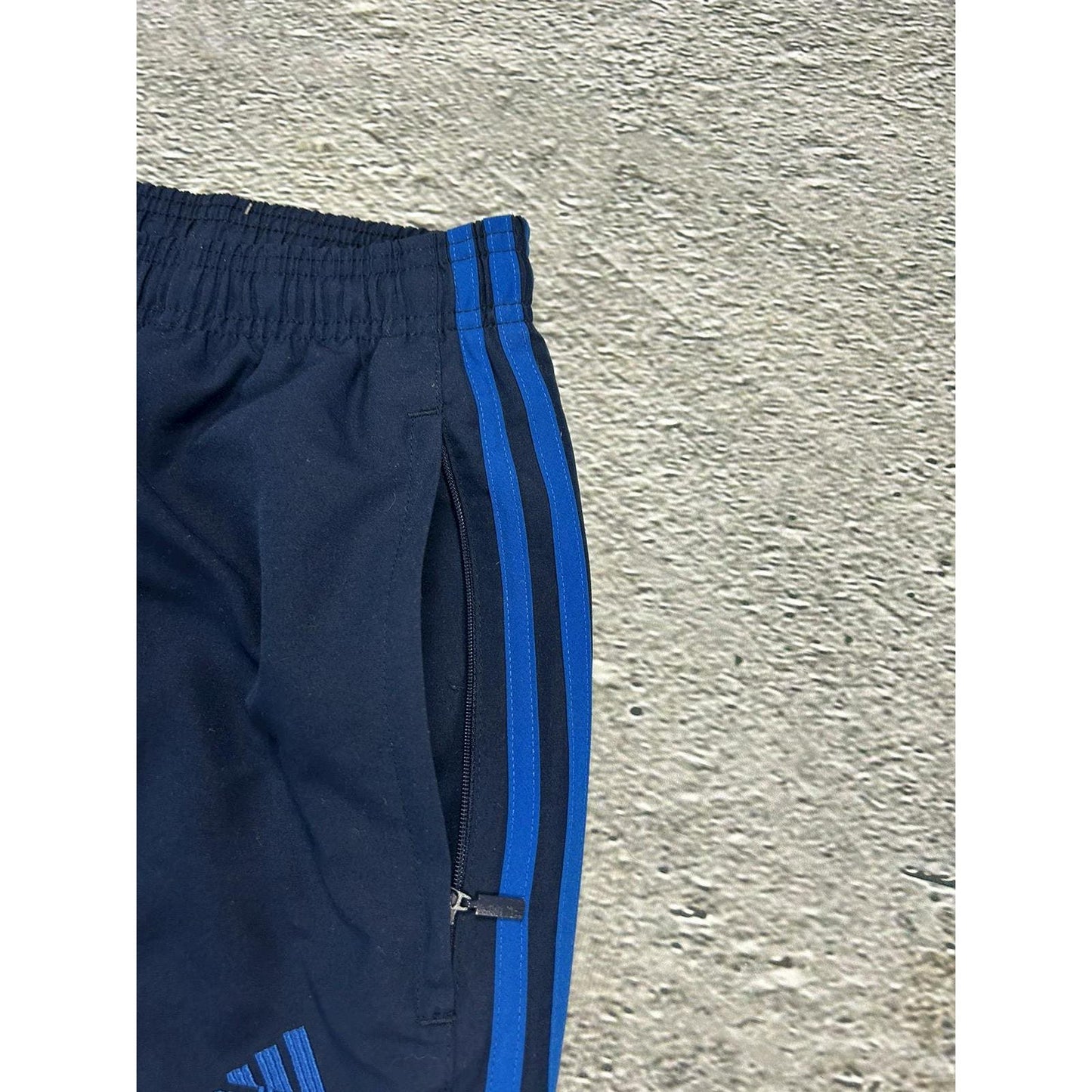 Adidas vintage navy blue track pants small logo 2000s