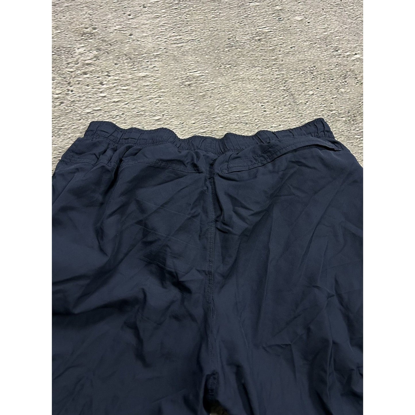 Nike vintage navy track pants small swoosh nylon parachute