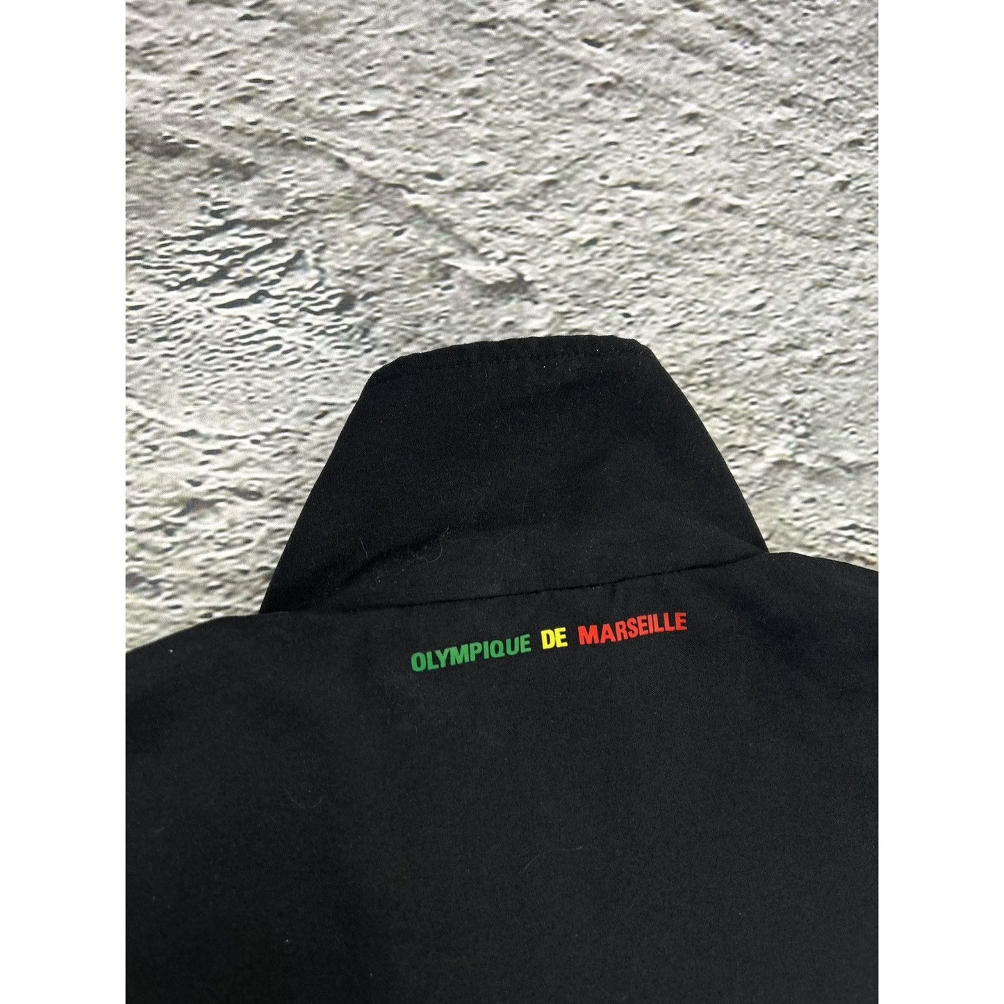 Olympique Marseille Adidas track jacket Rasta vintage black