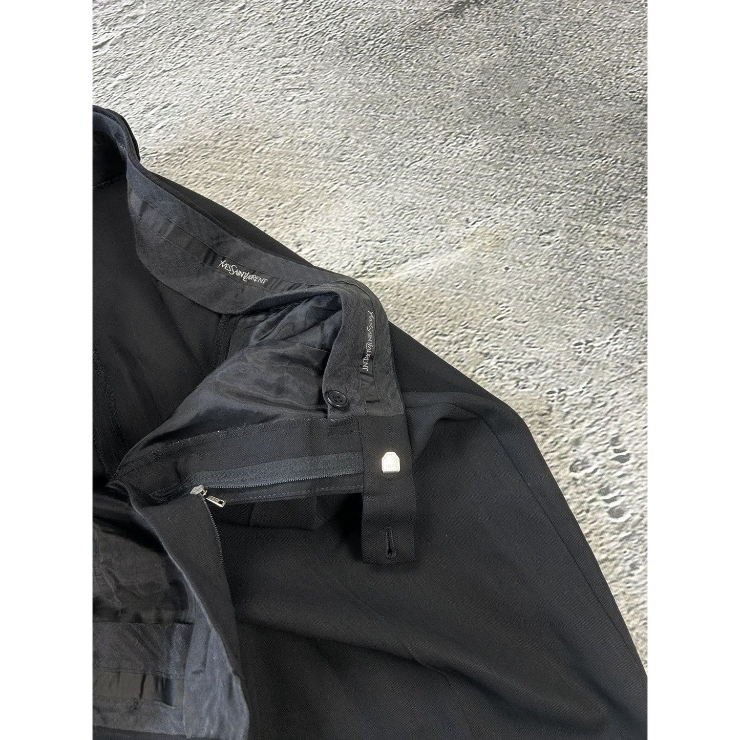 Vintage YSL Yves Saint Laurent Suit Classic Wool Pants