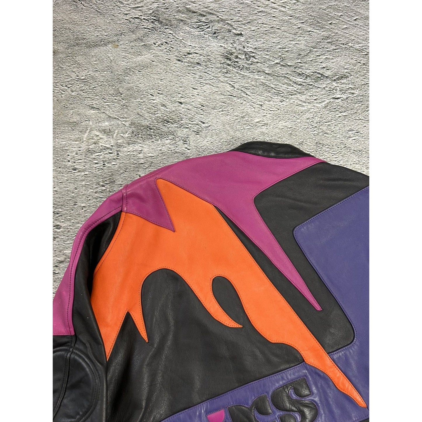 IXS Racing Leather Jacket vintage Y2K motorcycle