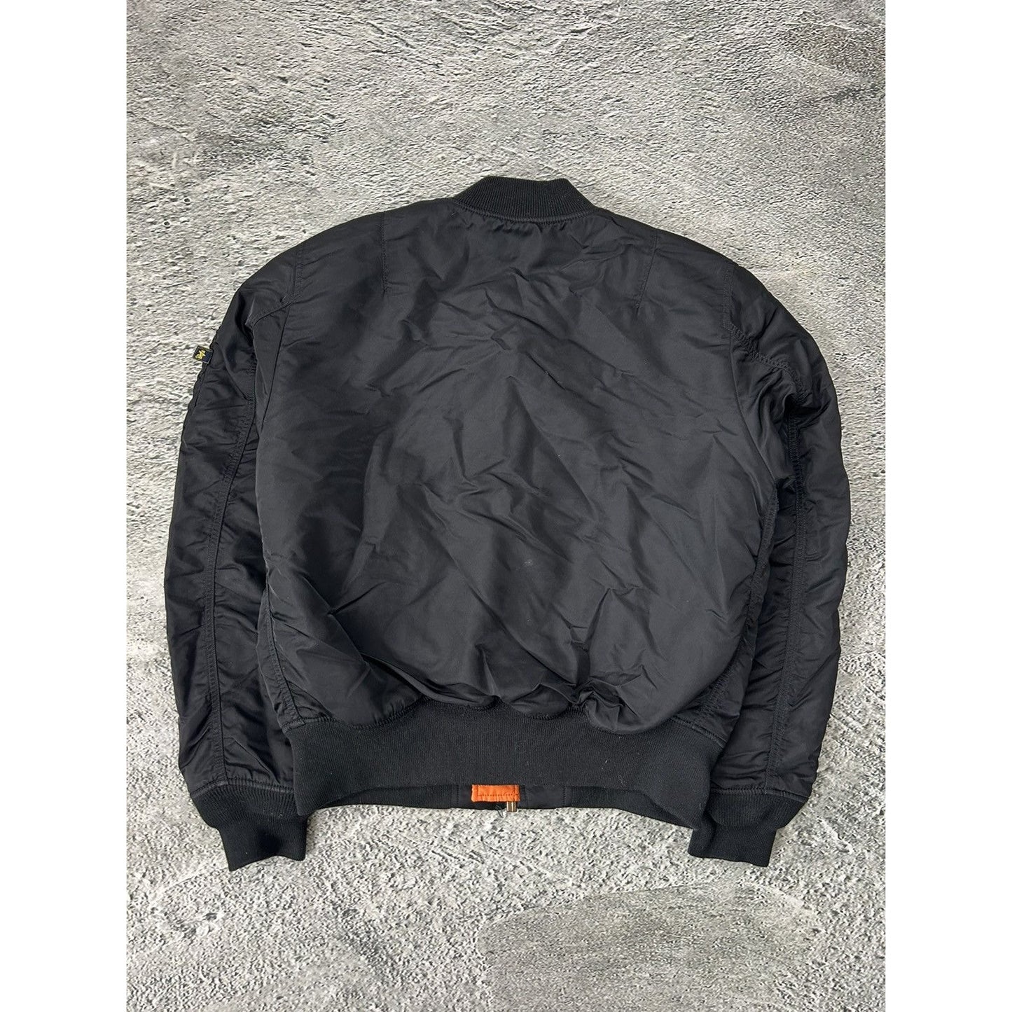 Alpha Industries vintage black bomber jacket