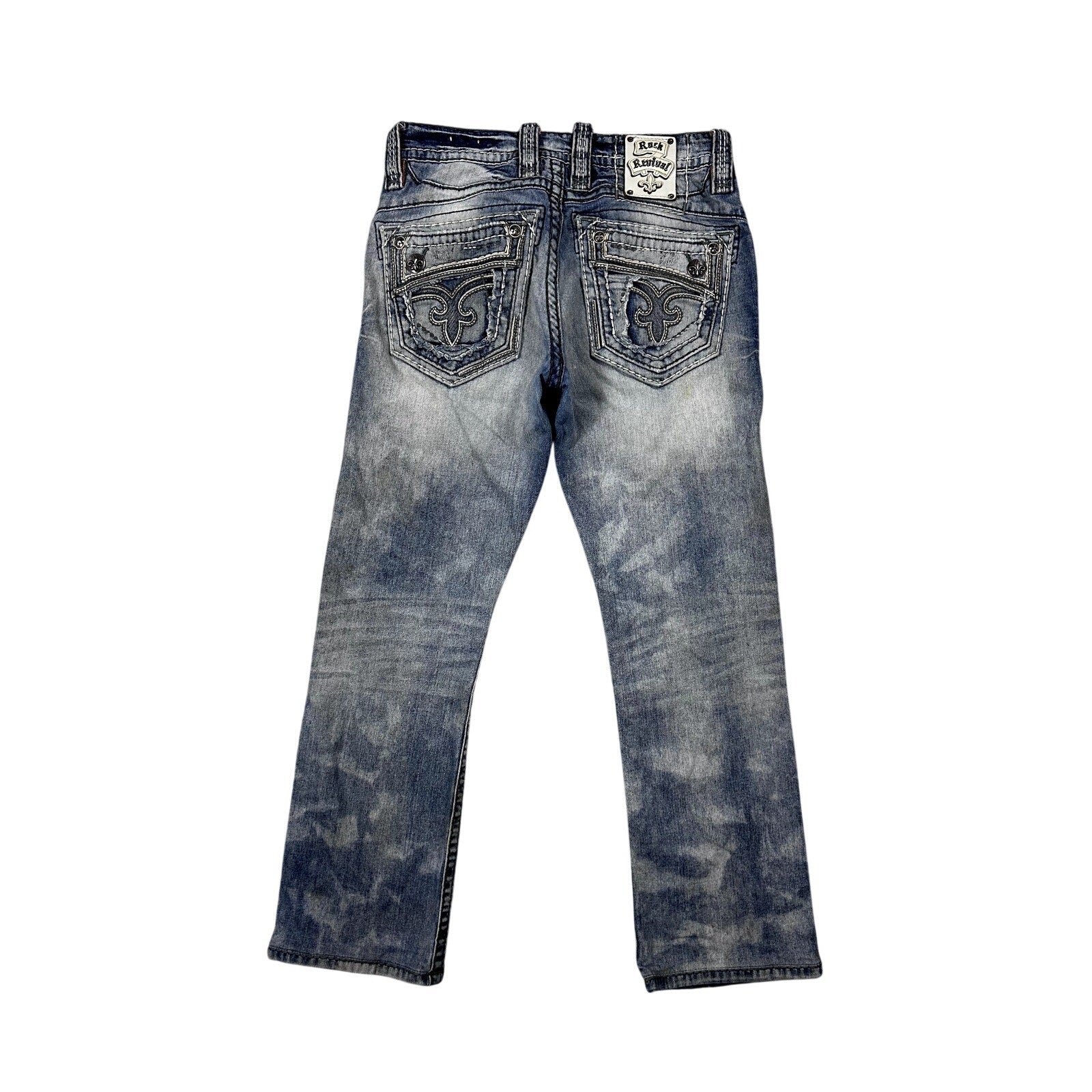 Rock Revival vintage blue jeans Y2K flared ZED – Refitted