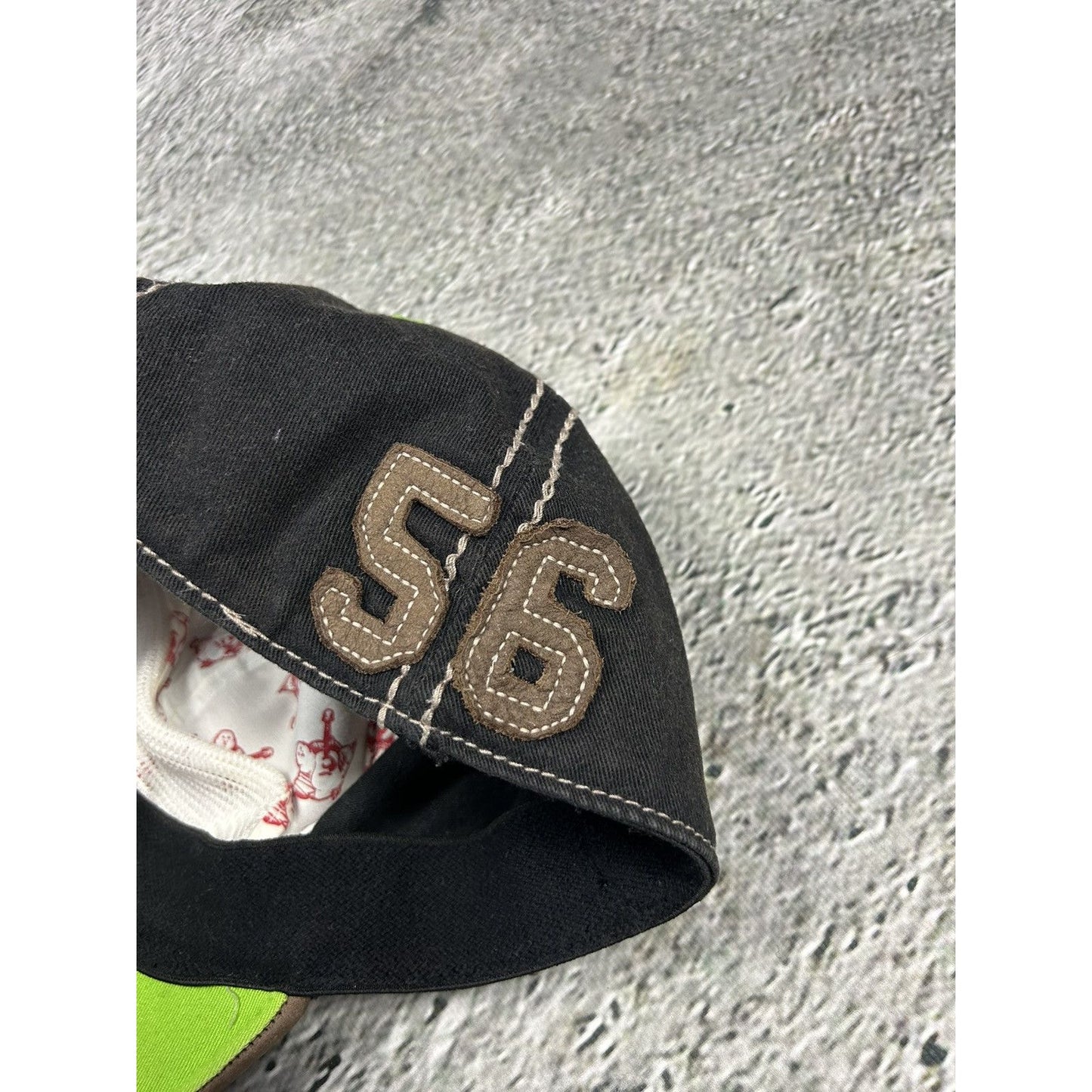 True Religion cap vintage hat Y2K big logo brown black