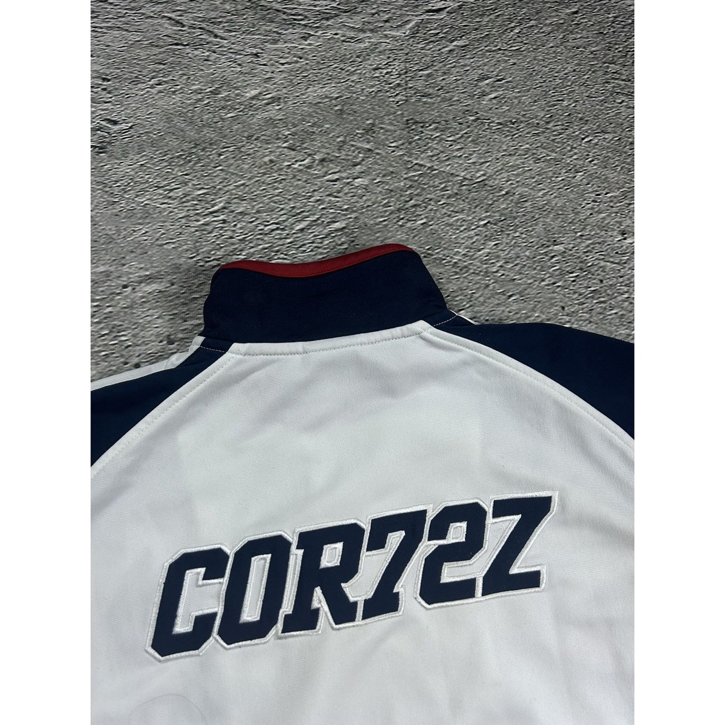 Nike Cortez track jacket zip sweatshirt vintage 2000s white