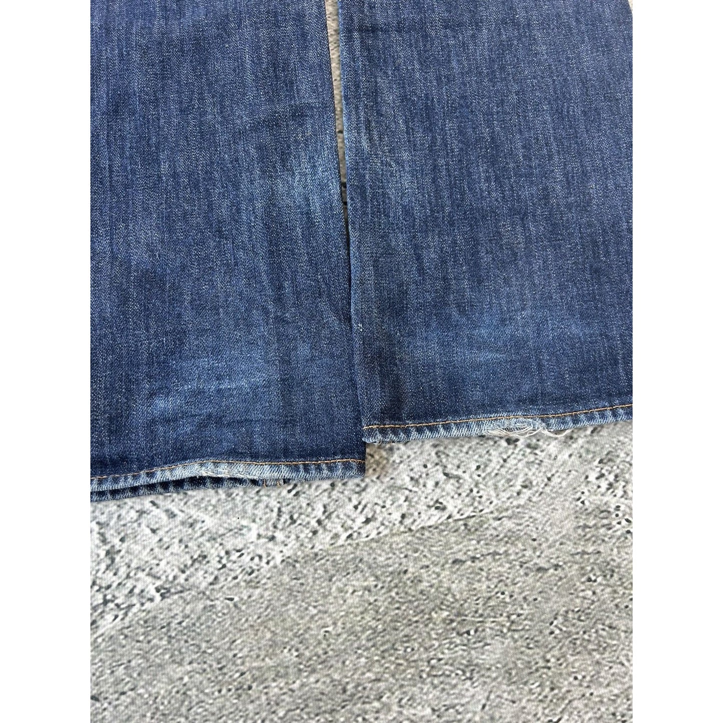 Evisu jeans vintage seagull logo denim pants blue Genes