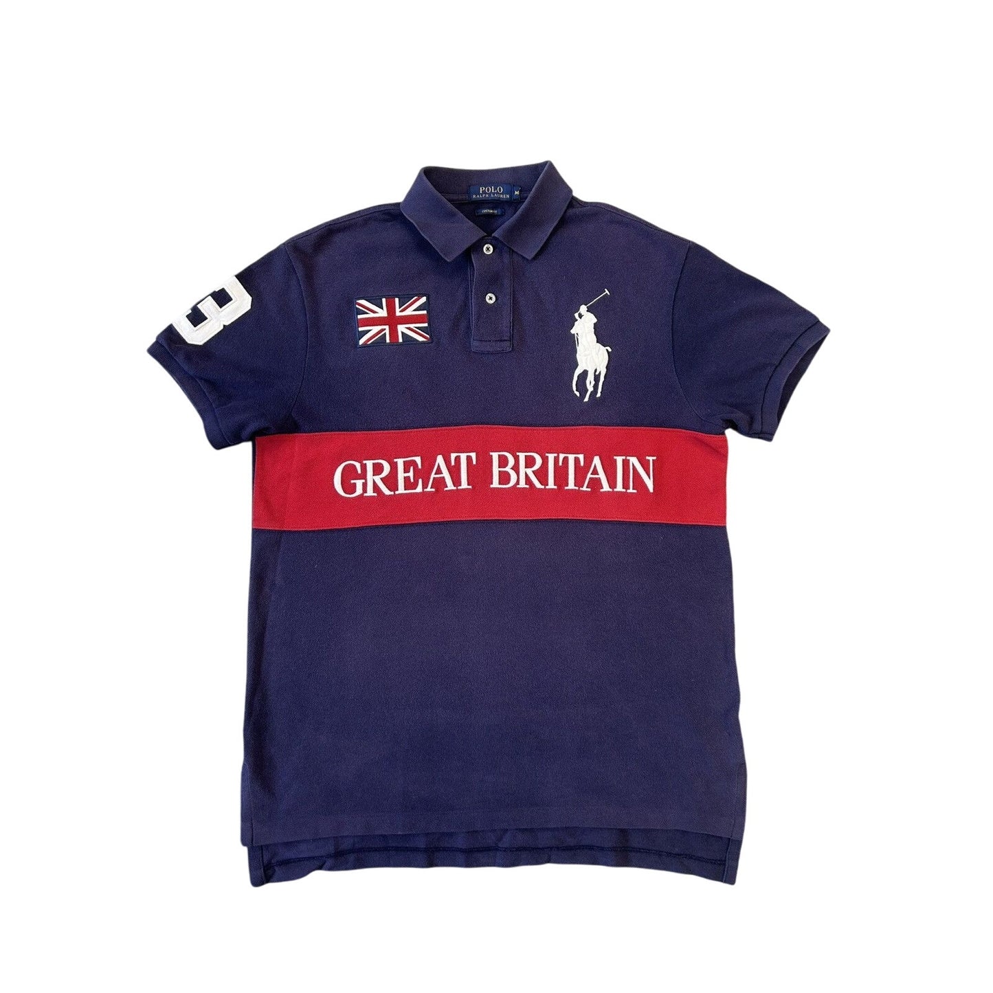 Chief Keef Polo Ralph Lauren Great Britain vintage navy red