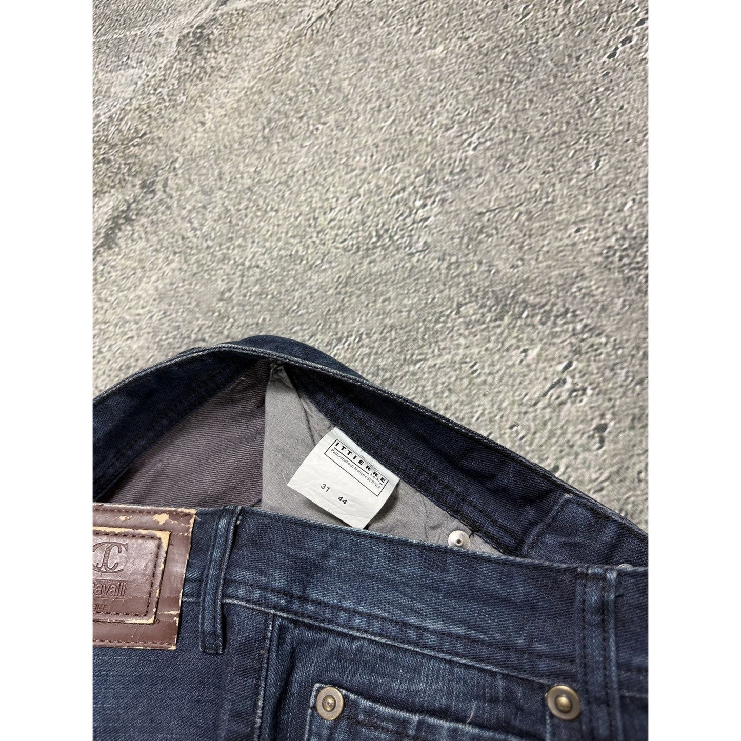 Just Cavalli Jeans Embroidery dark navy blue