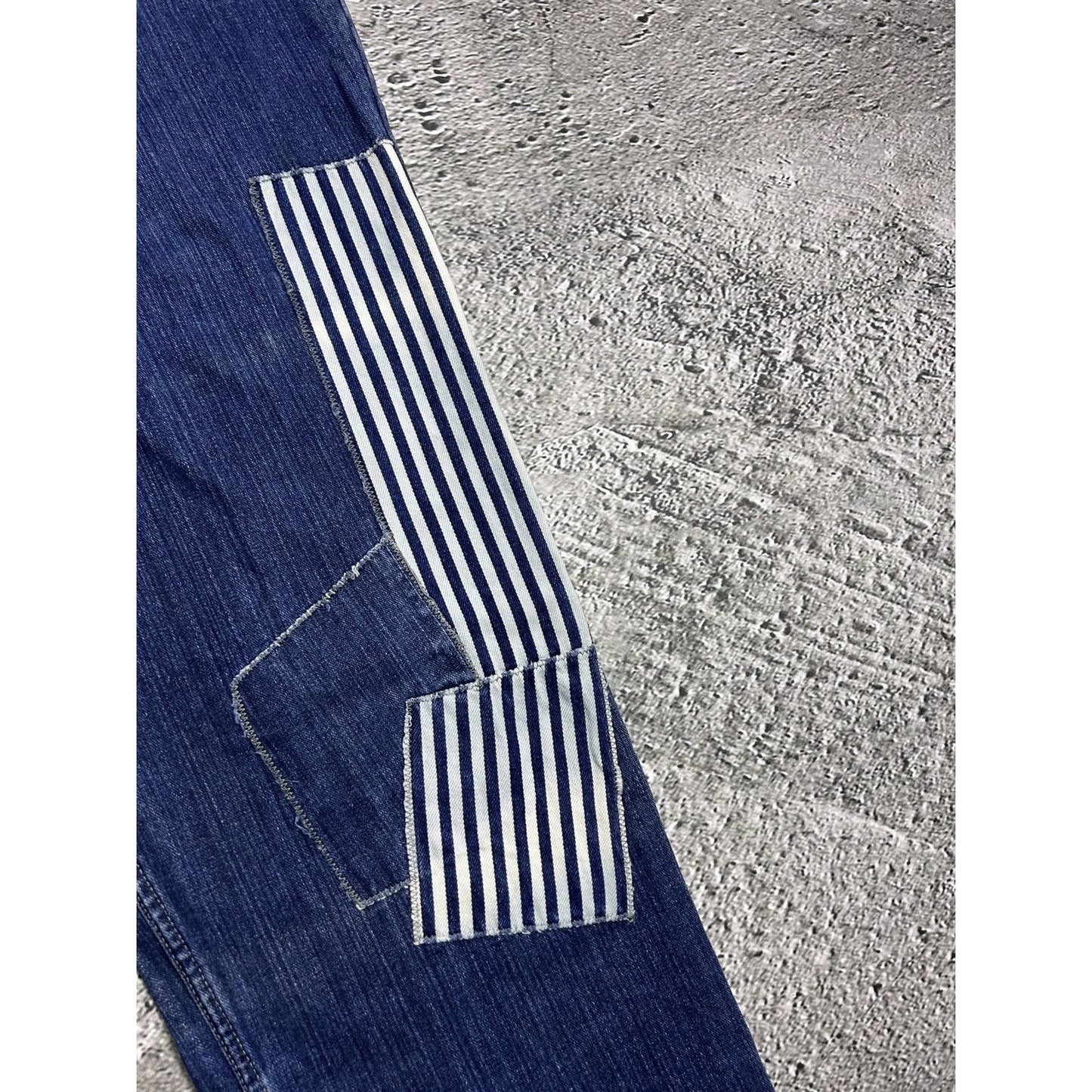FuBu jeans vintage baggy denim pants blue