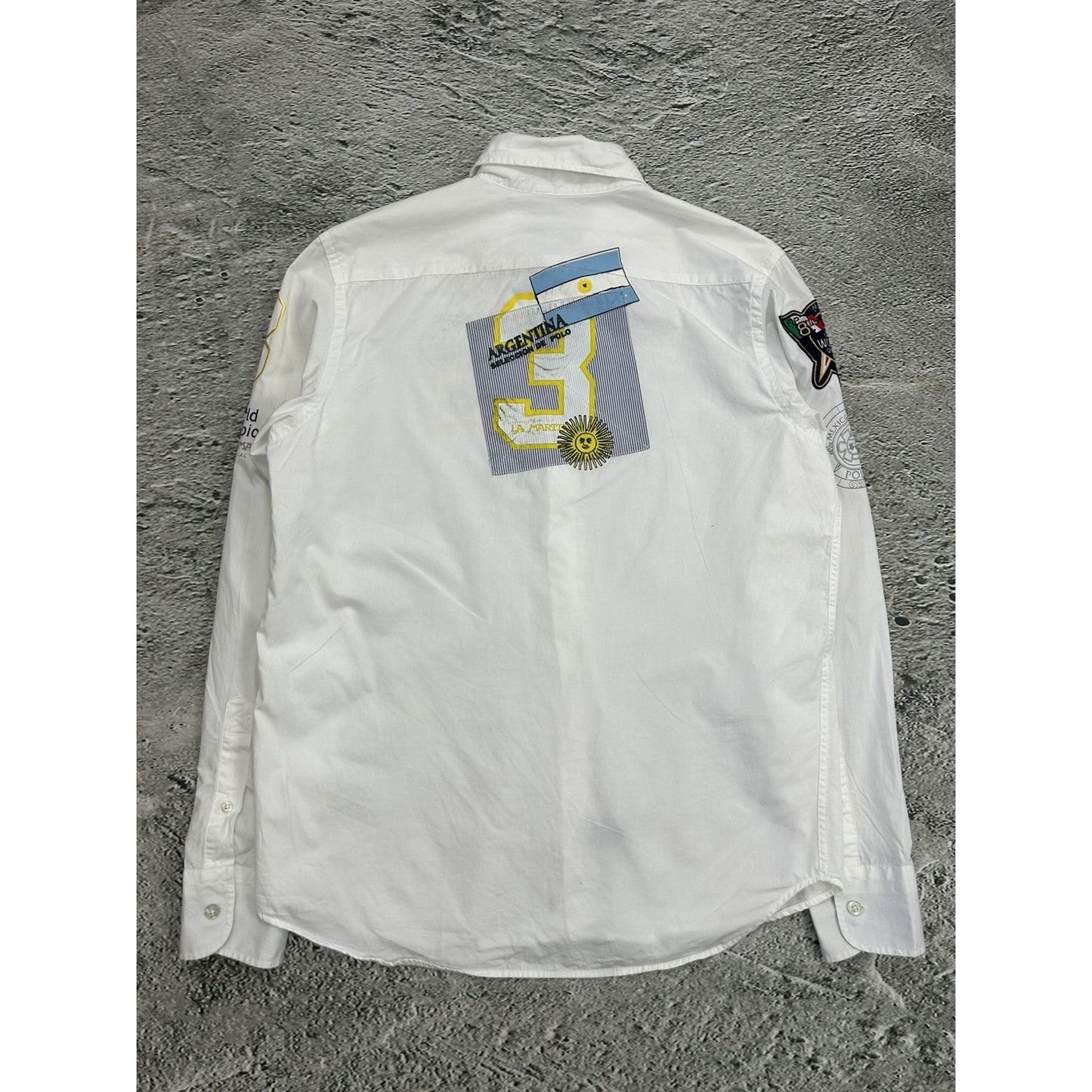 La Martina shirt longsleeve white Chief Keef Polo Argentina