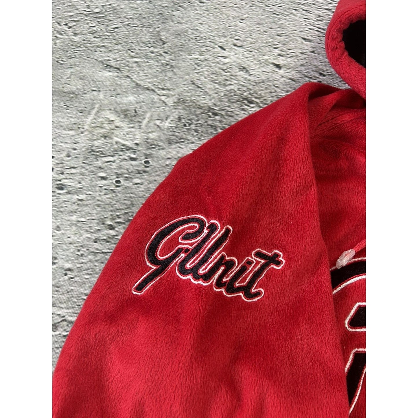 G Unit Track Suit red big logo vintage velour set 50 Cent