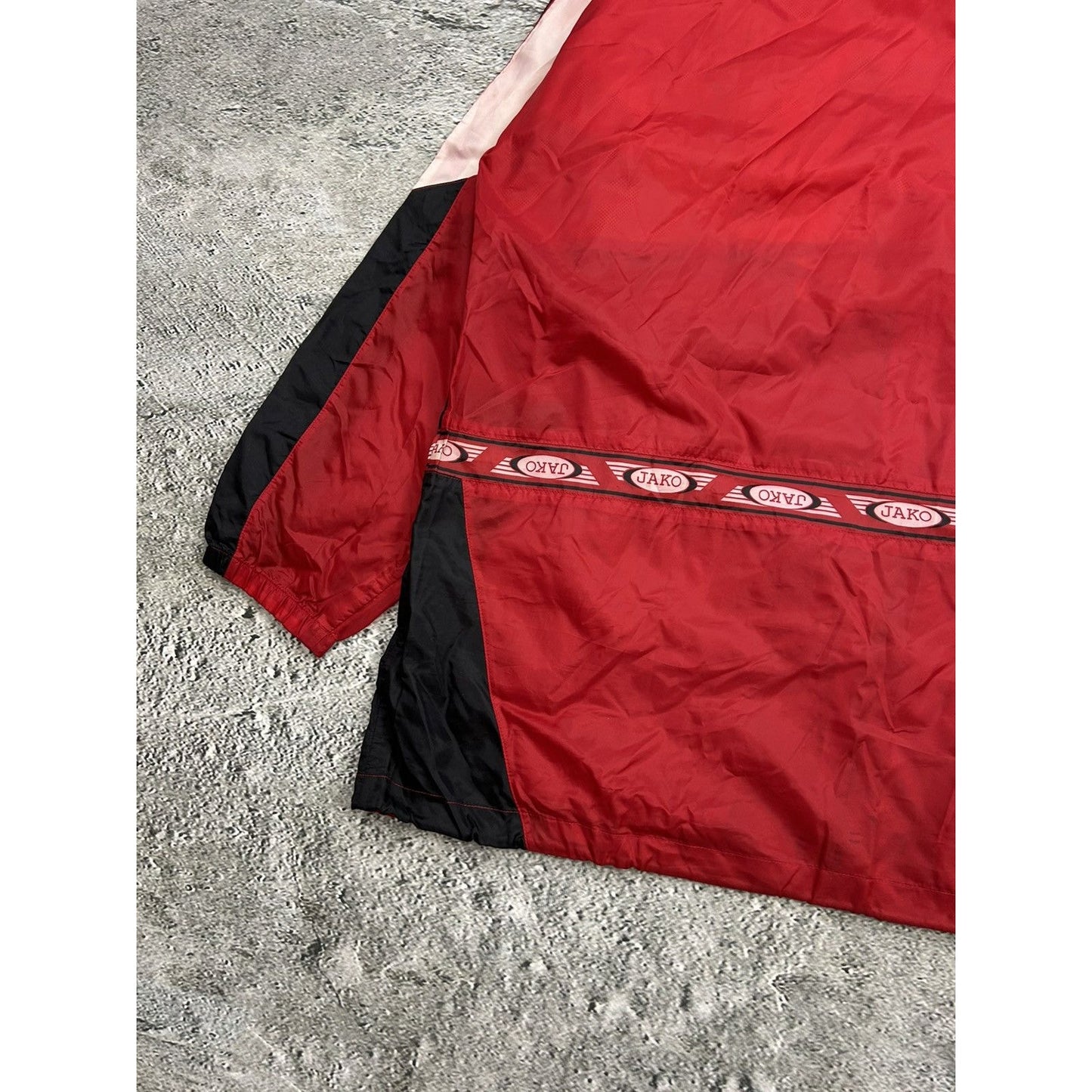 Jako vintage Track Jacket black white red 90s