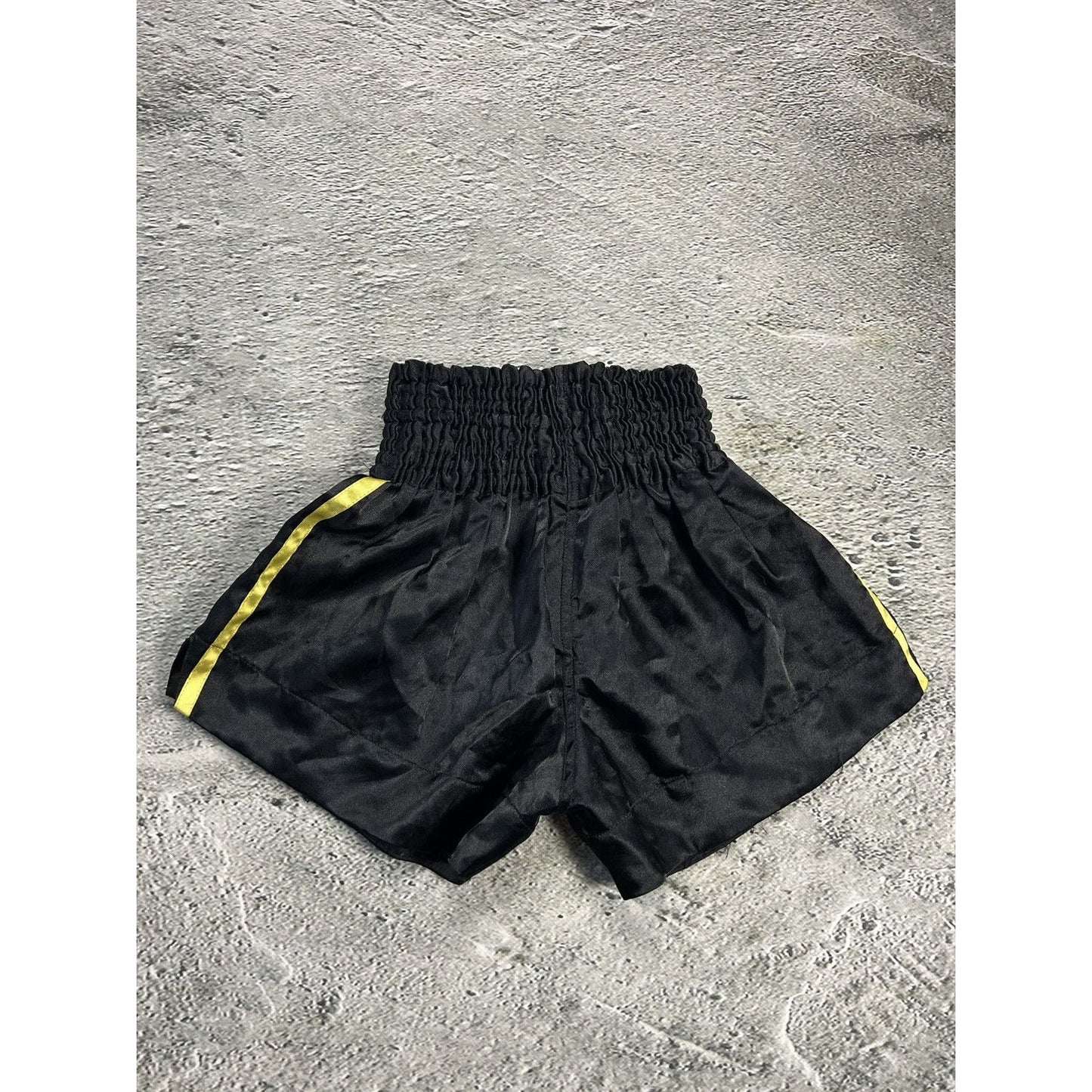 Vintage Muay Thai Boxing shorts black Y2K big logo