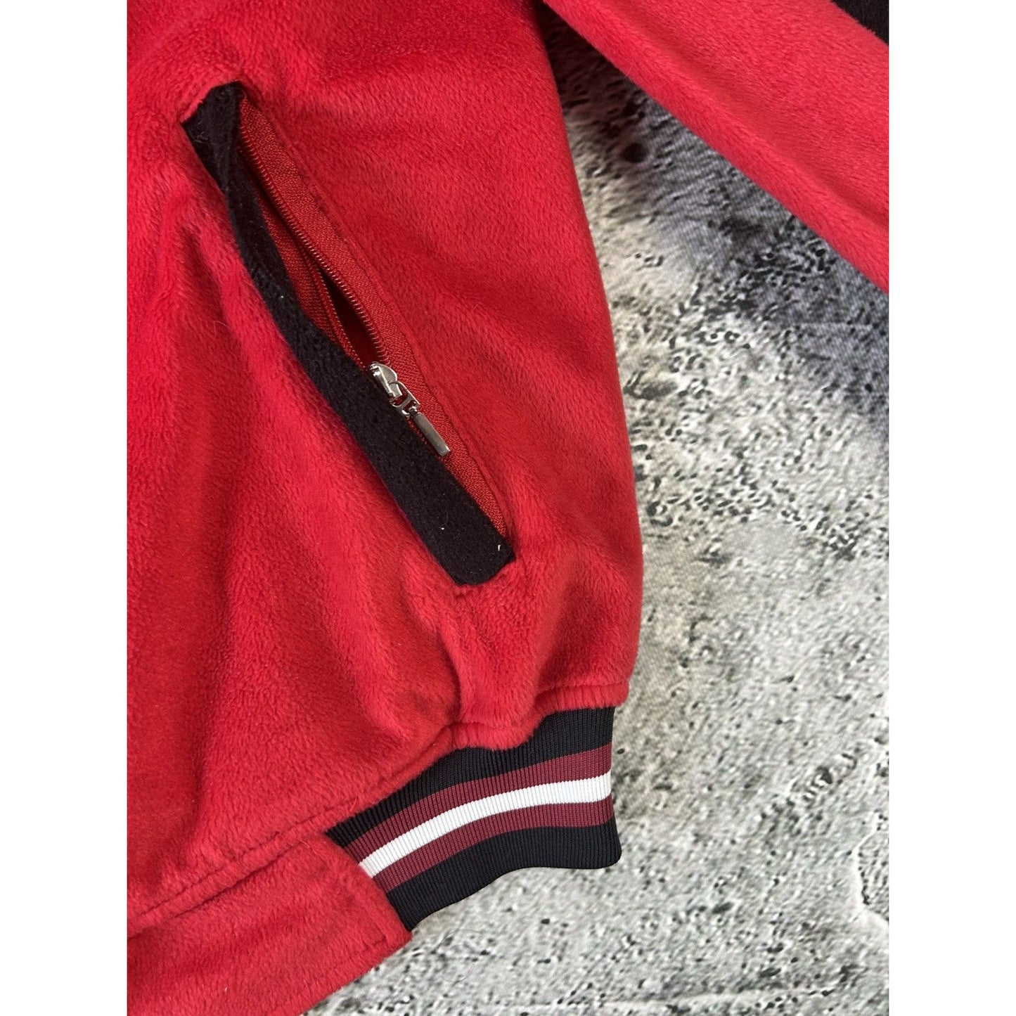 G Unit Track Suit red big logo vintage velour set 50 Cent