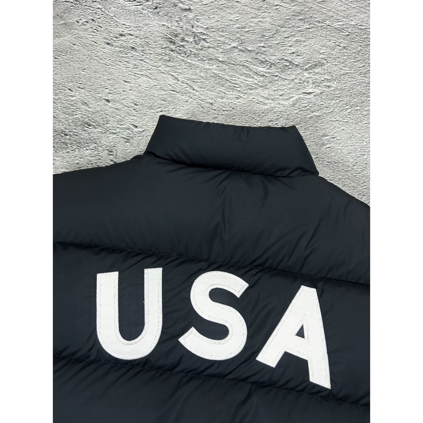 Chief Keef Polo Ralph Lauren vintage puffer vest black USA