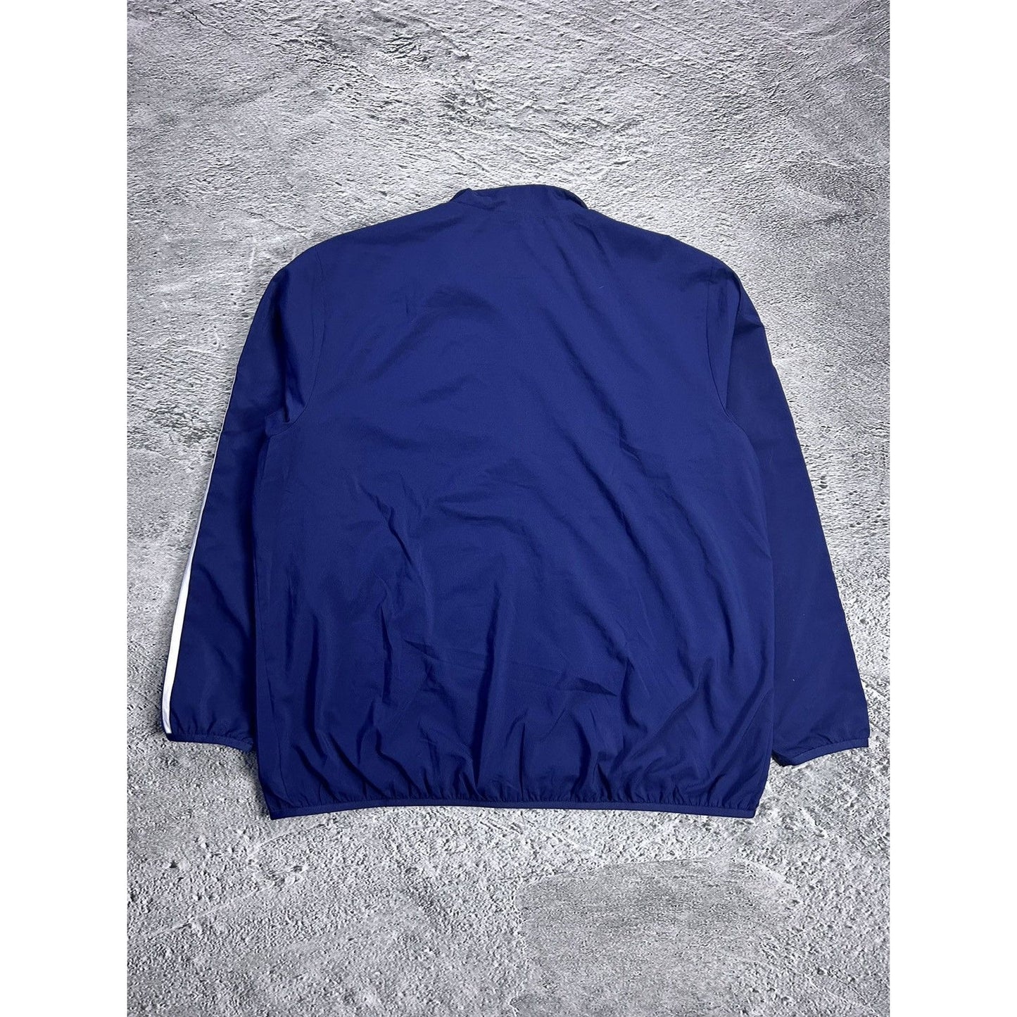 Adidas track suit vintage navy blue nylon track pants drill
