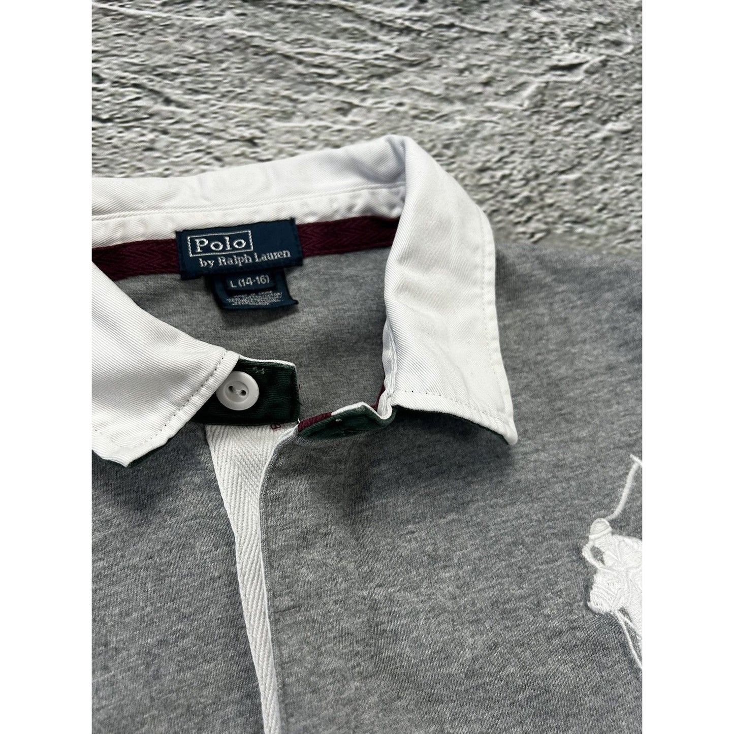 Chief Keef Polo Ralph Lauren grey longsleeve big pony