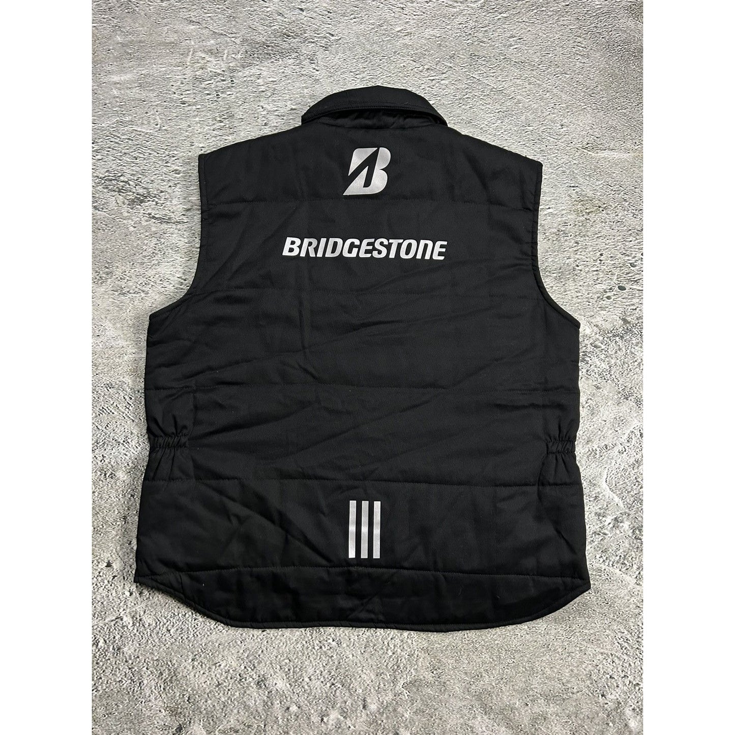 Bridgestone Multipocket vest black vintage reflective