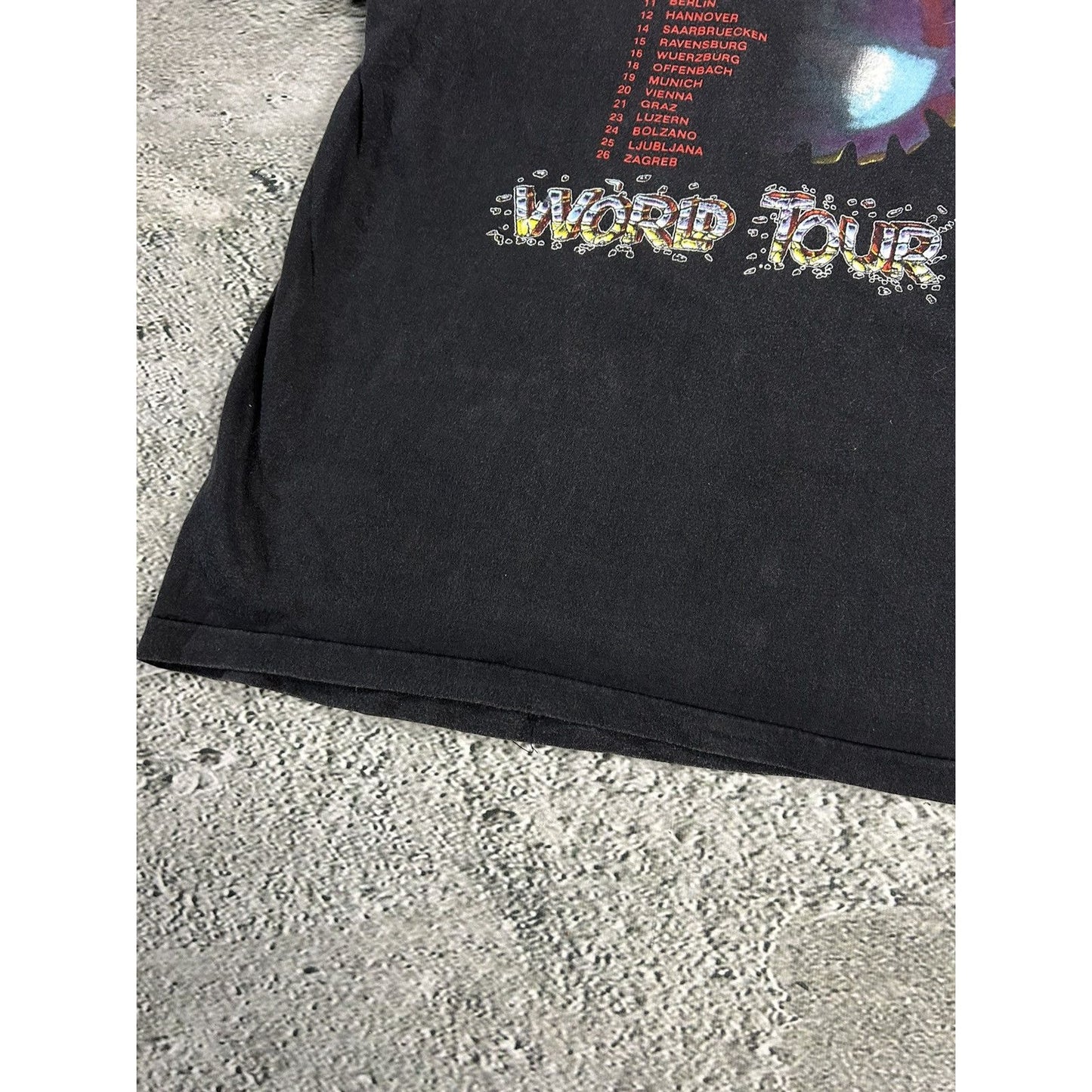 Judas Priest 1991 Painkiller World Tour tee
