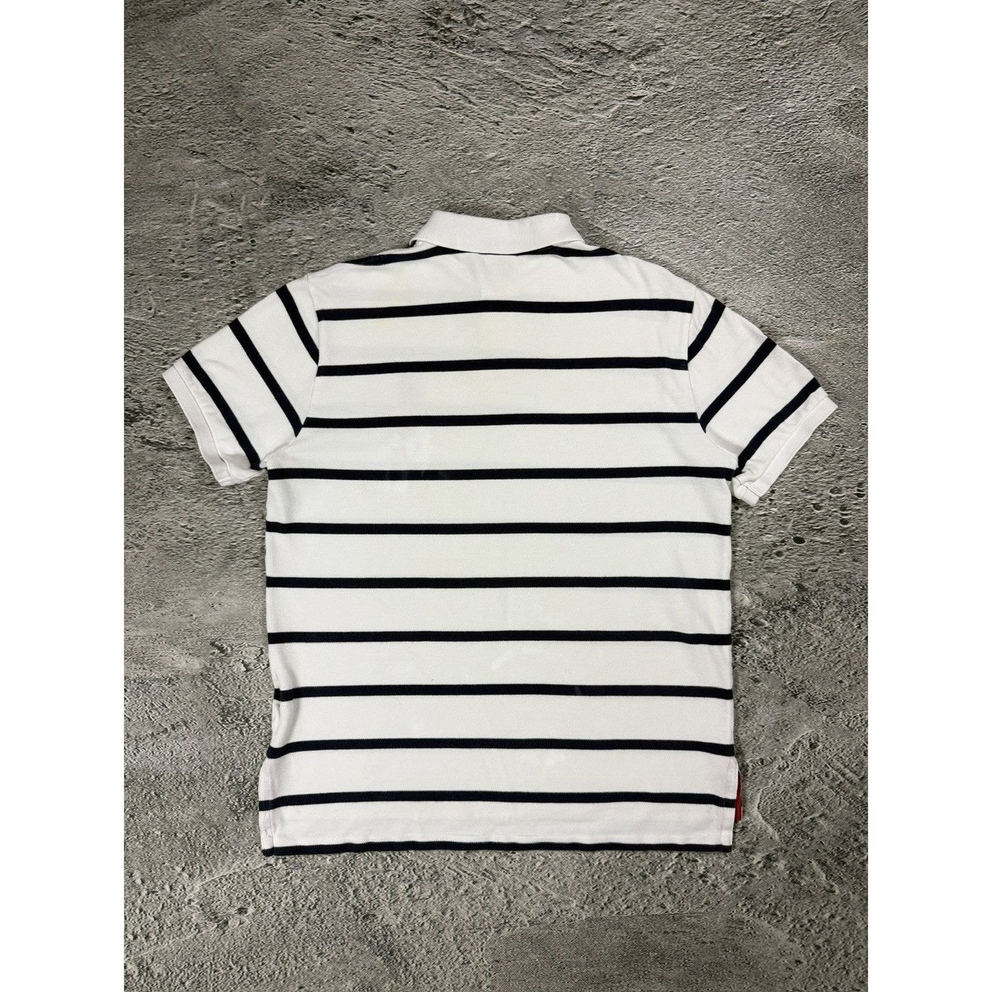 Chief Keef Polo Ralph Lauren white striped big pony