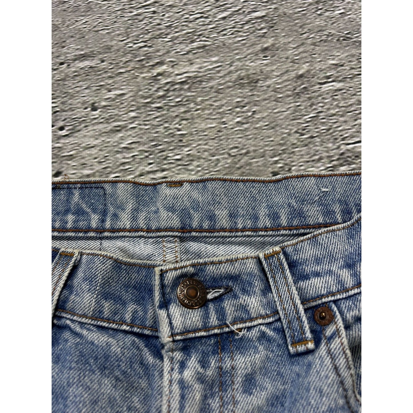 Levi’s vintage denim shorts baby blue jorts 505 made in USA