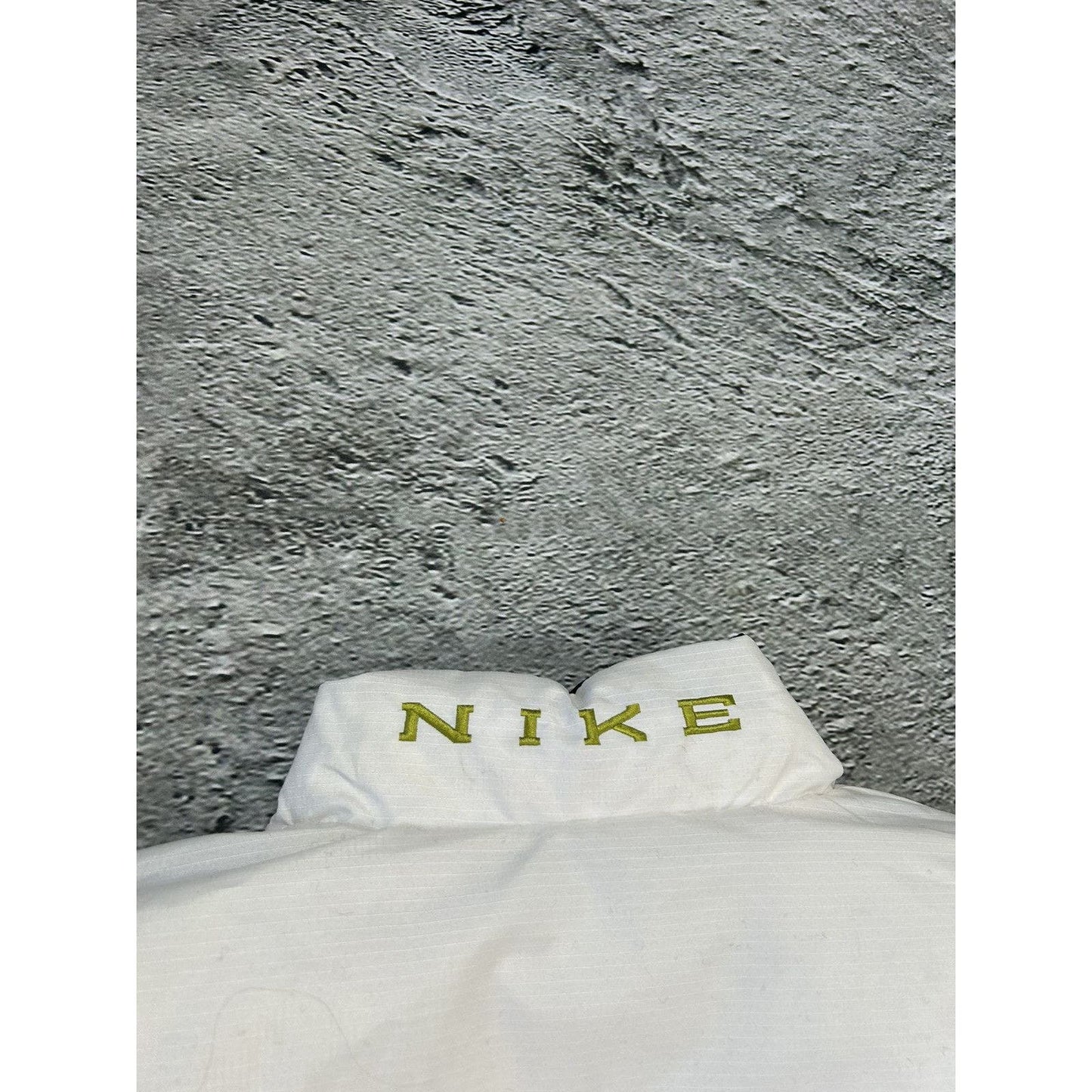 Nike black puffer jacket big logo reversible vintage 90s