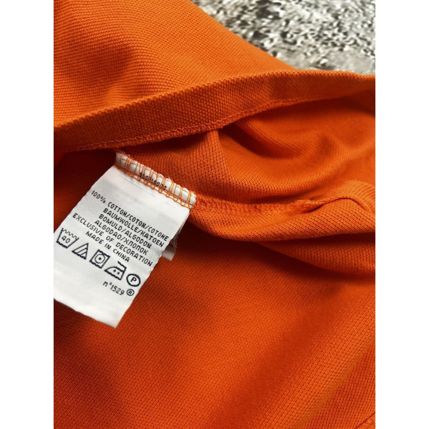 Chief Keef Polo Ralph Lauren orange big pony polo T-shirt