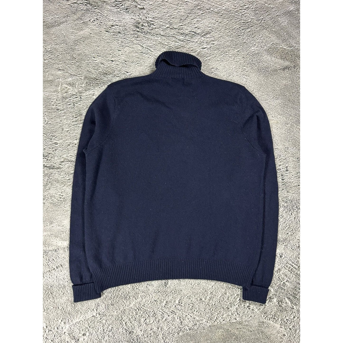 Polo Ralph Lauren vintage sweater turtleneck lambswool navy