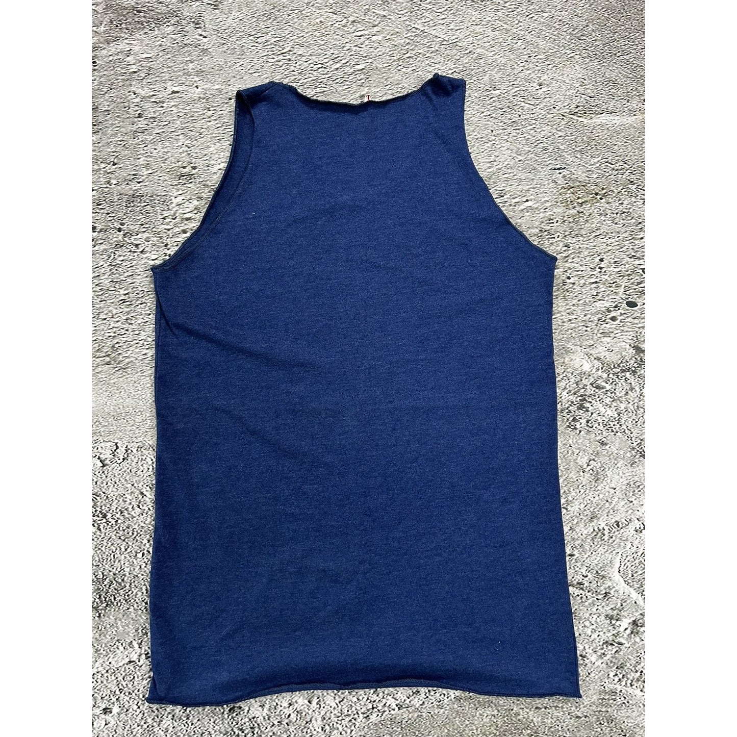 Cambodia tank top blue big logo castle vintage Y2K