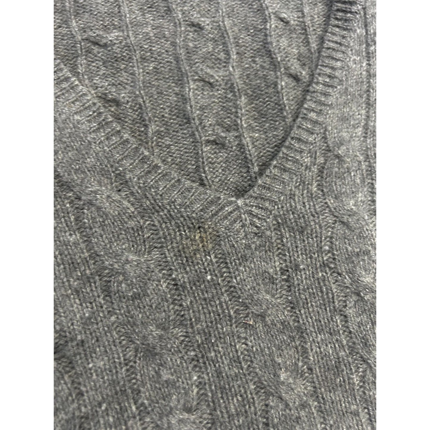 Polo Ralph Lauren grey wool cashmere sweater vintage knit