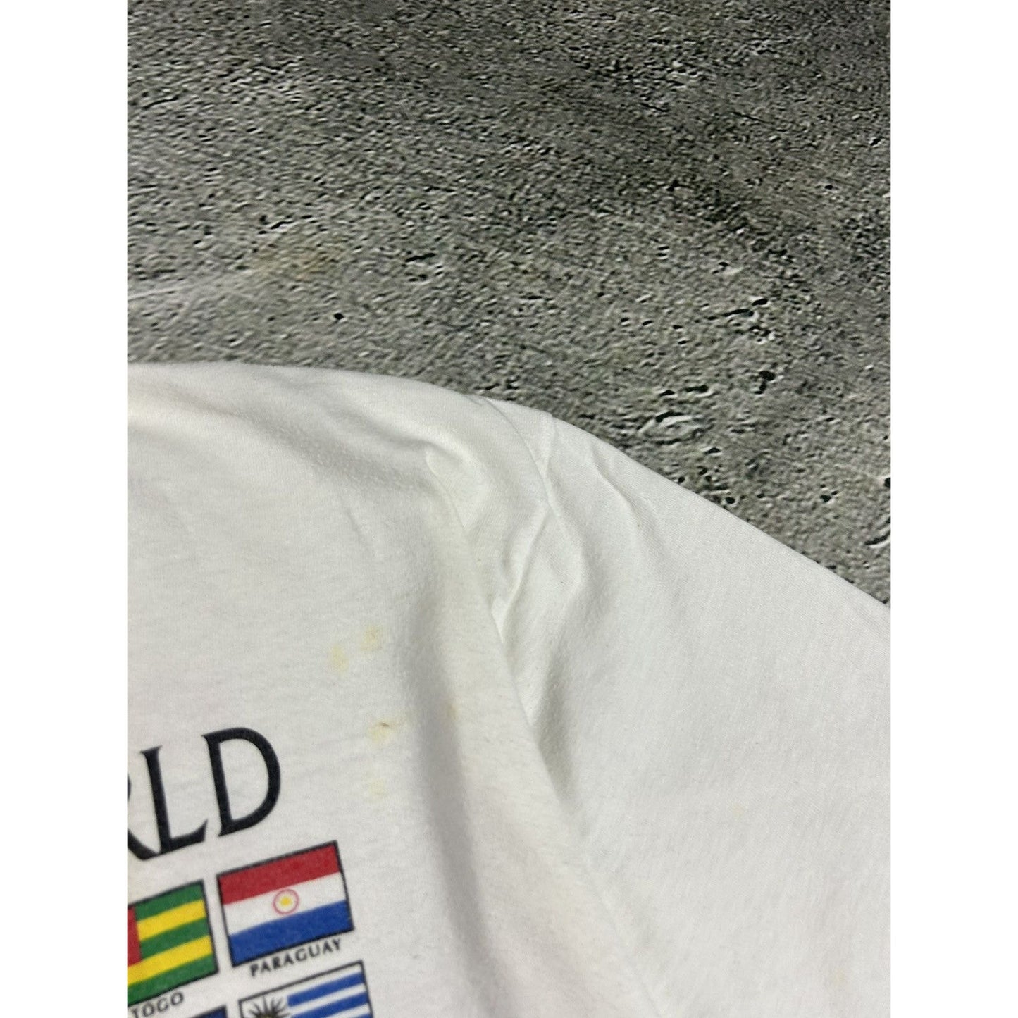 Citizen Of The World Vintage T-Shirt flags single stitch 90s