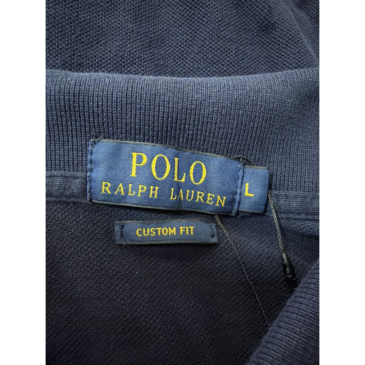 Chief Keef Polo Ralph Lauren big pony navy blue gold T-shirt