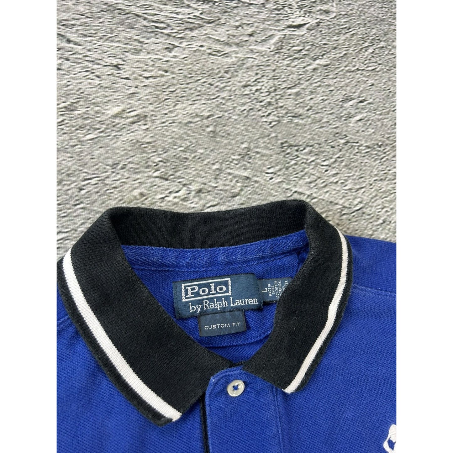 Chief Keef Polo Ralph Lauren Italia vintage blue polo shirt